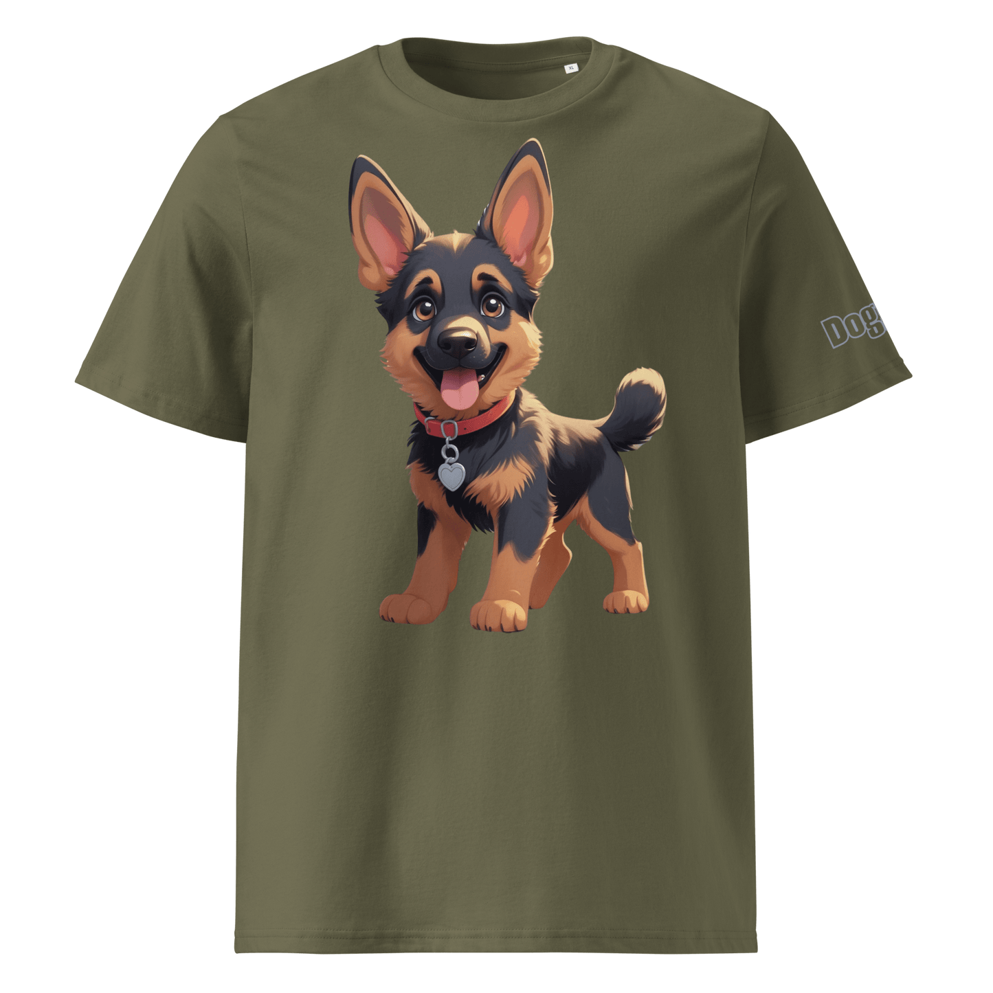 T-shirt unisexe en coton biologique - Collection Berger Allemand - Doggy Trend
