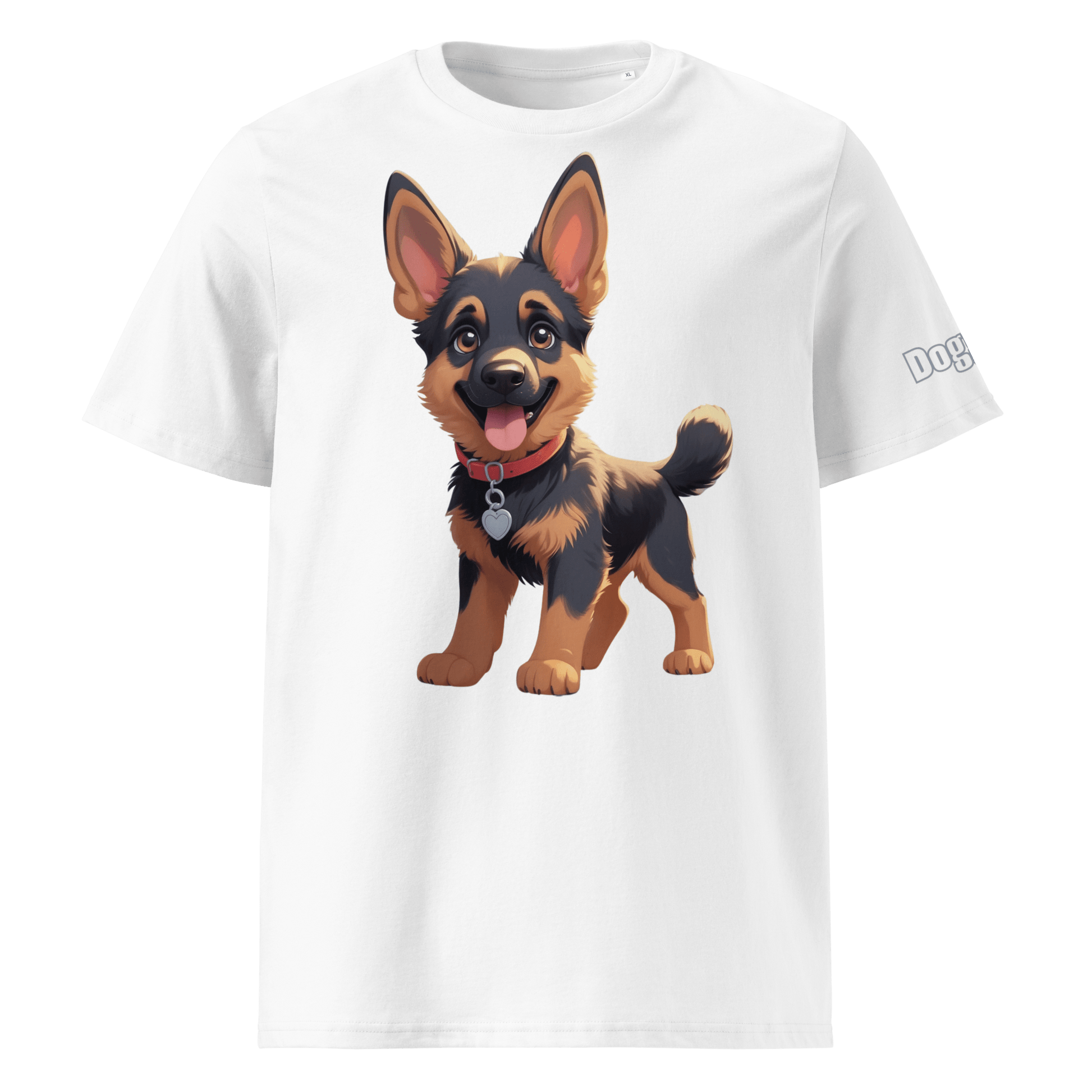 T-shirt unisexe en coton biologique - Collection Berger Allemand - Doggy Trend