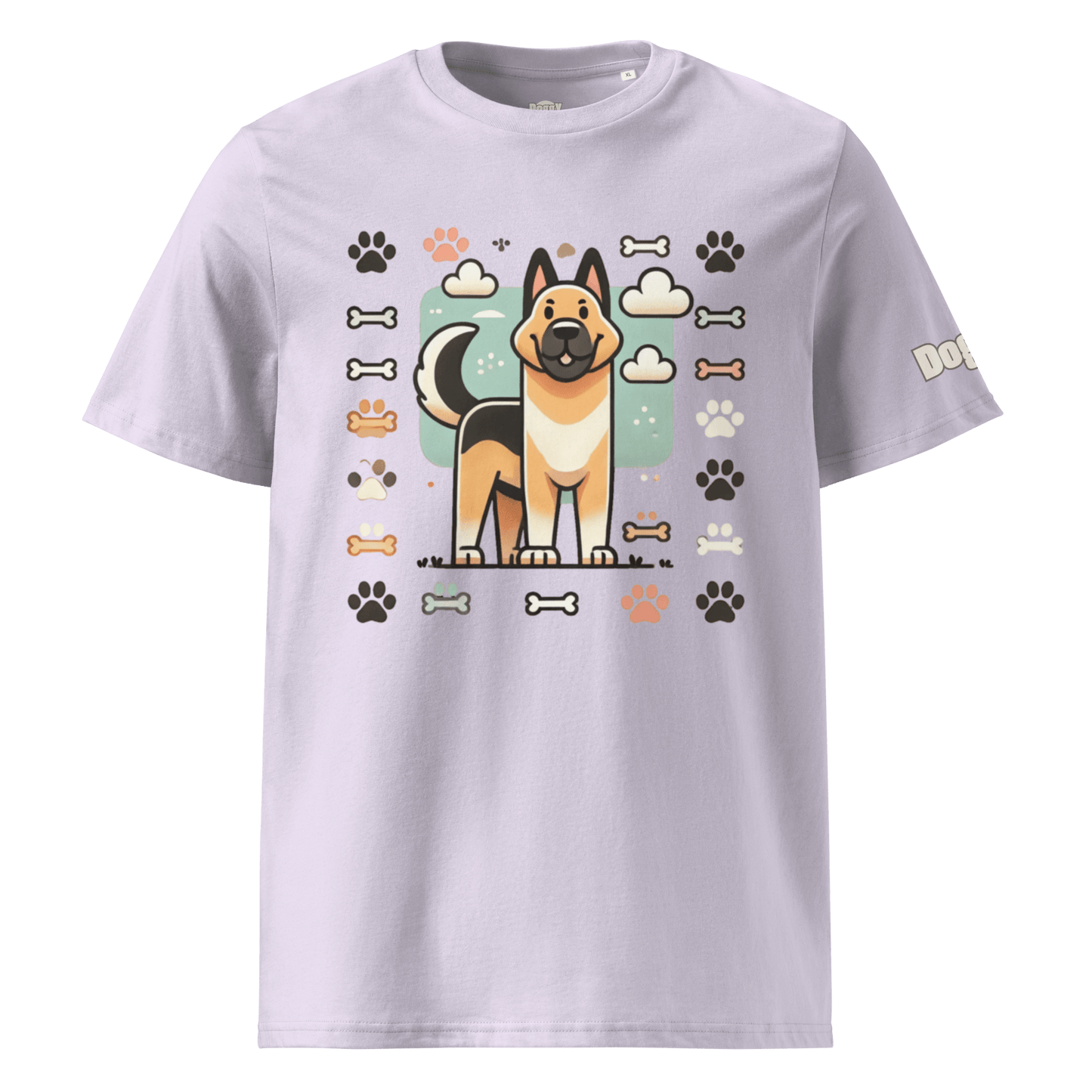 T-shirt unisexe en coton biologique - Collection Berger Allemand - Doggy Trend