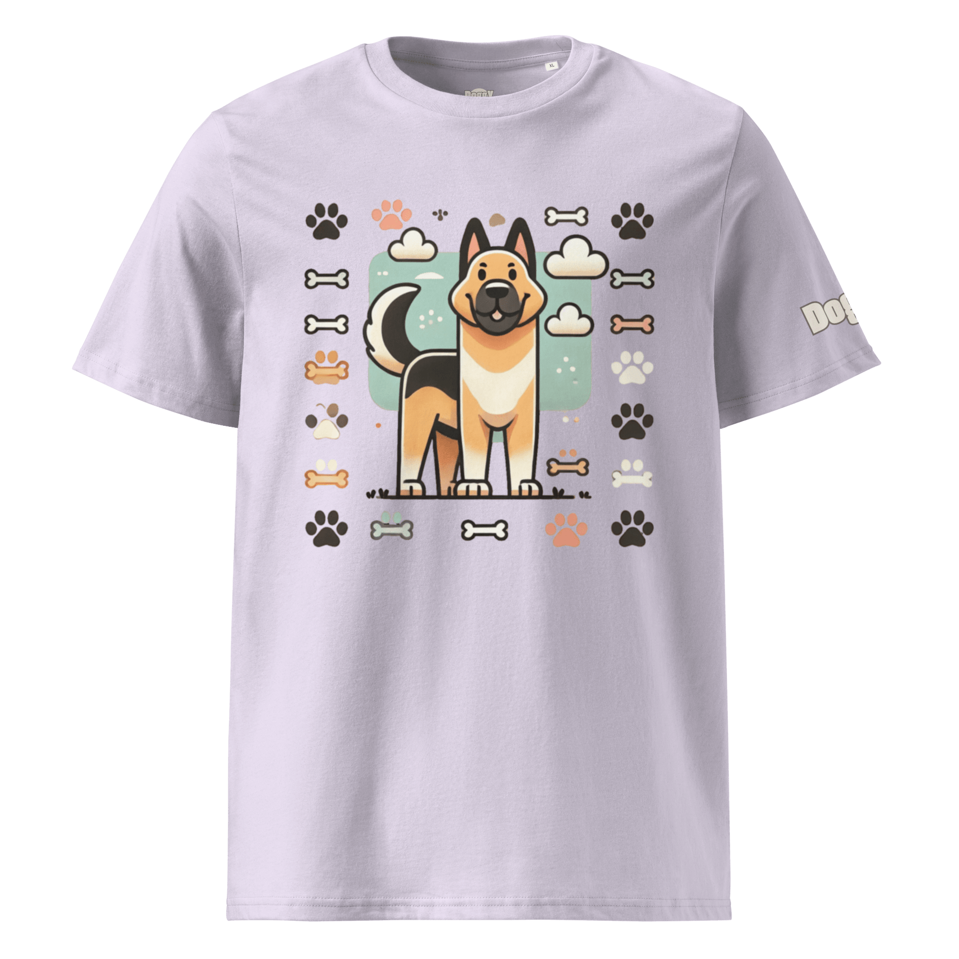 T-shirt unisexe en coton biologique - Collection Berger Allemand - Doggy Trend