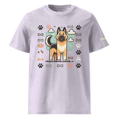 T-shirt unisexe en coton biologique - Collection Berger Allemand - Doggy Trend
