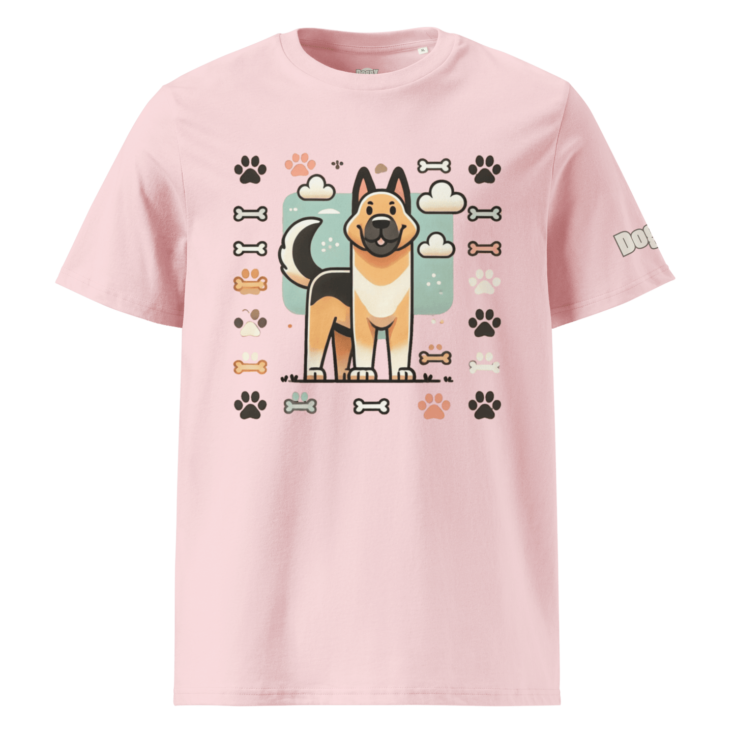T-shirt unisexe en coton biologique - Collection Berger Allemand - Doggy Trend