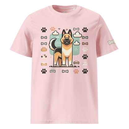 T-shirt unisexe en coton biologique - Collection Berger Allemand - Doggy Trend