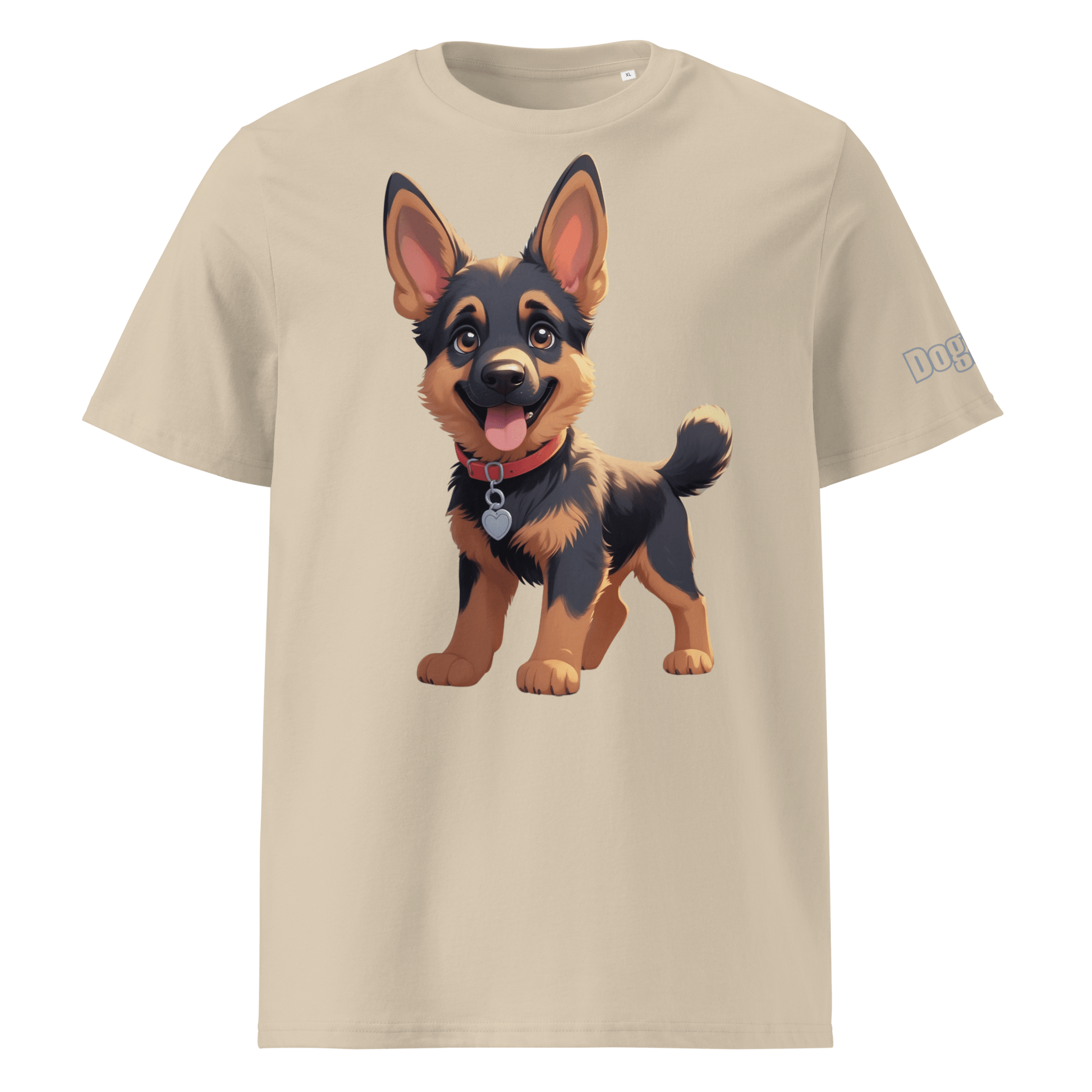 T-shirt unisexe en coton biologique - Collection Berger Allemand - Doggy Trend