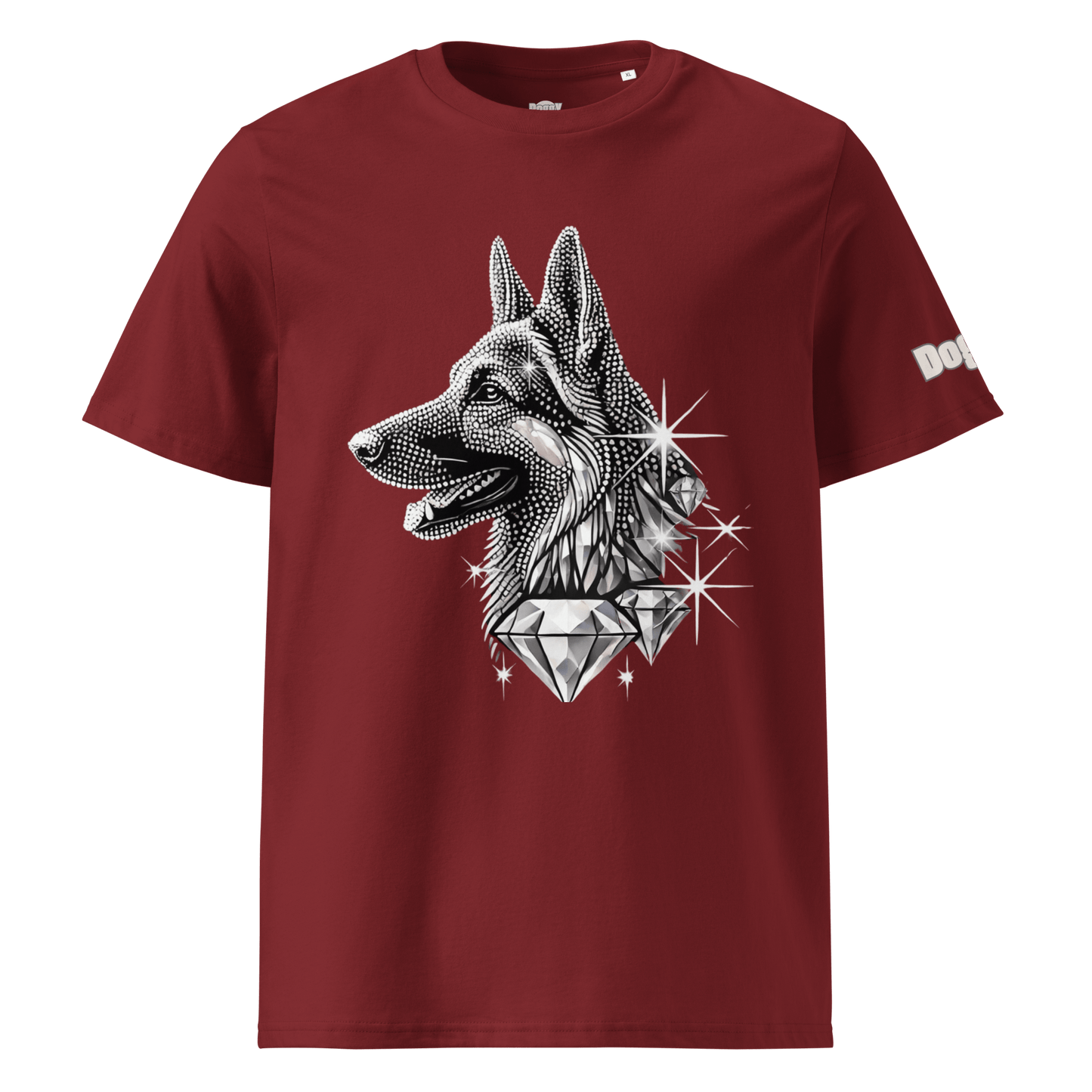 T-shirt unisexe en coton biologique - Collection Berger Allemand - Doggy Trend