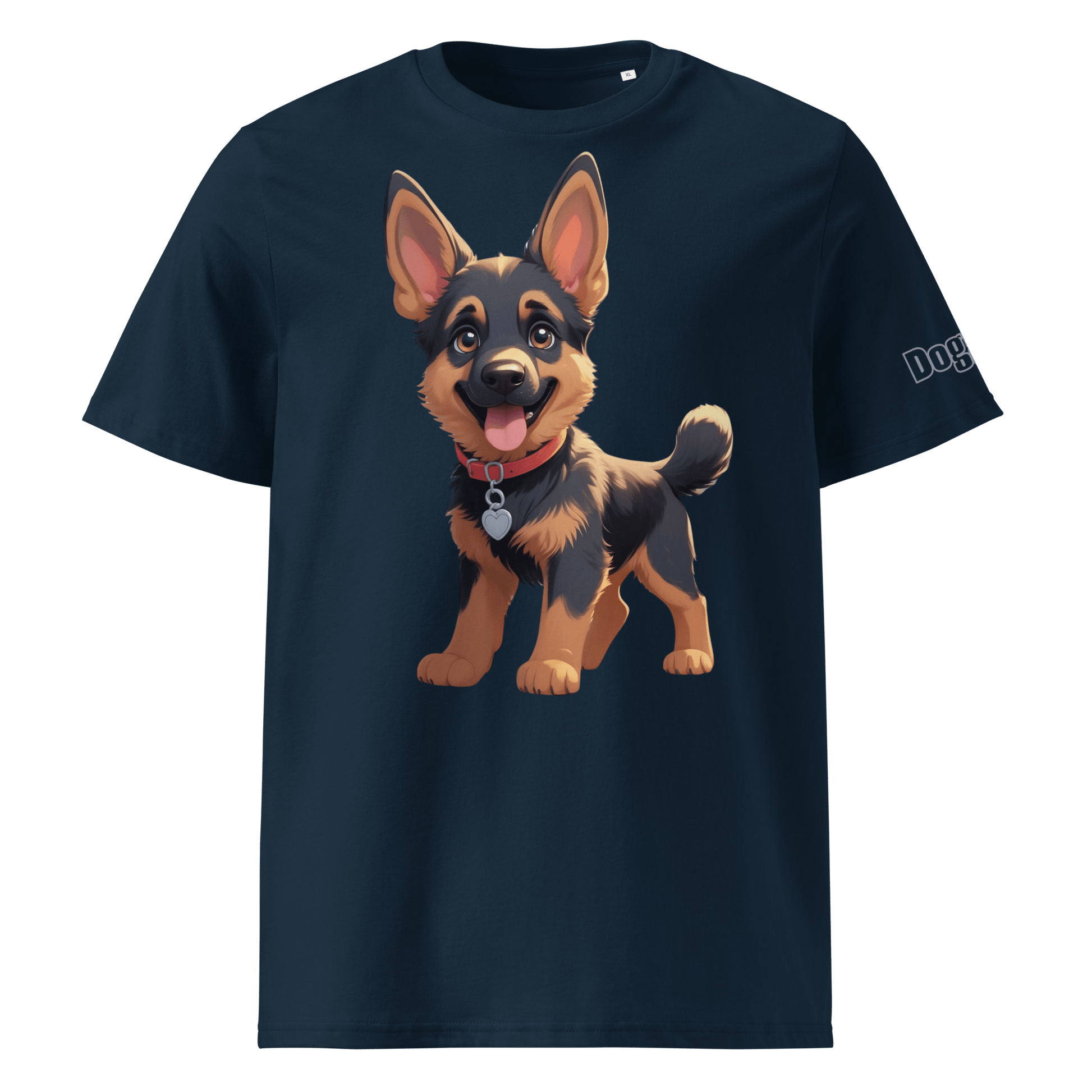 T-shirt unisexe en coton biologique - Collection Berger Allemand - Doggy Trend