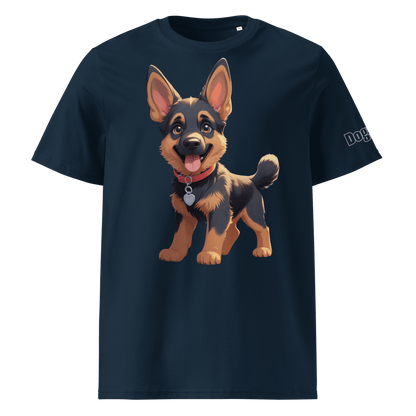 T-shirt unisexe en coton biologique - Collection Berger Allemand - Doggy Trend