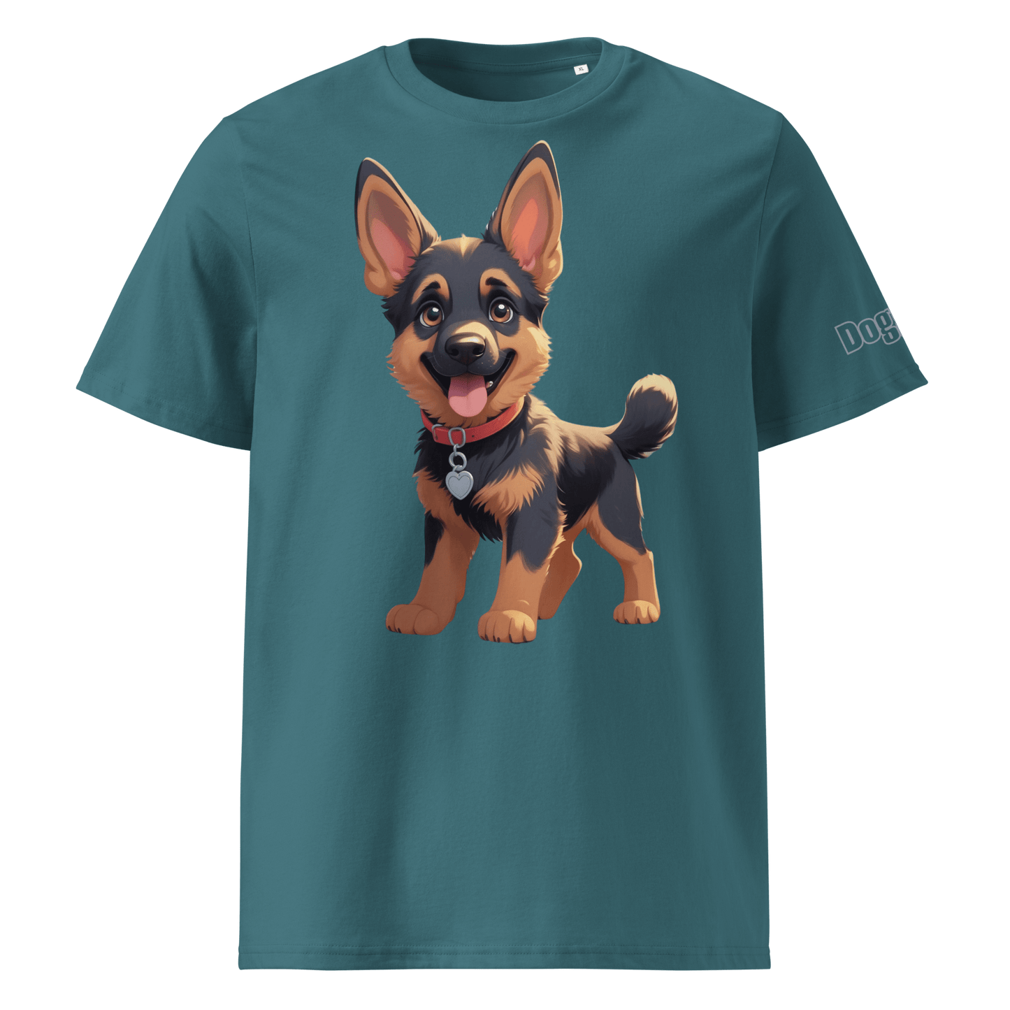 T-shirt unisexe en coton biologique - Collection Berger Allemand - Doggy Trend