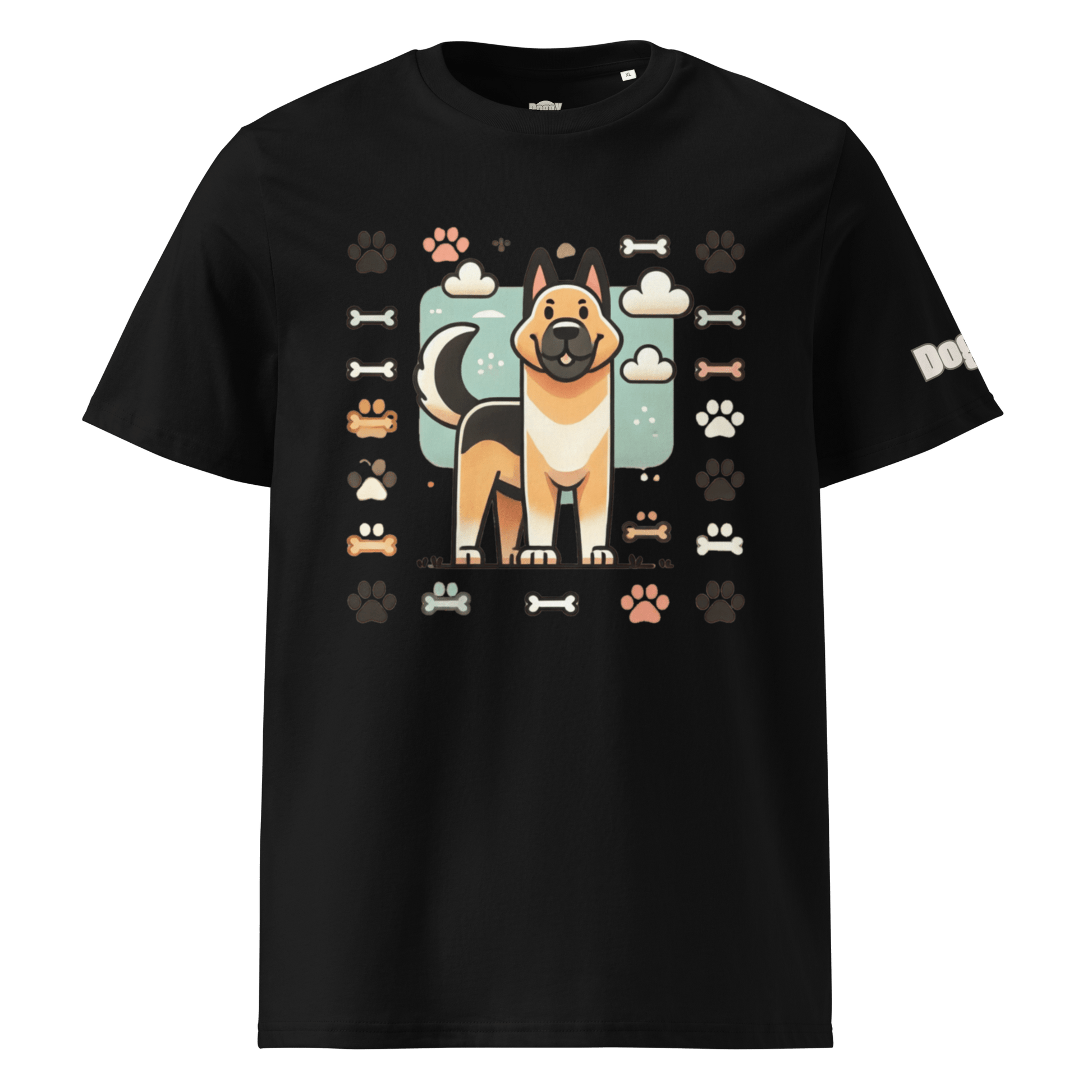 T-shirt unisexe en coton biologique - Collection Berger Allemand - Doggy Trend