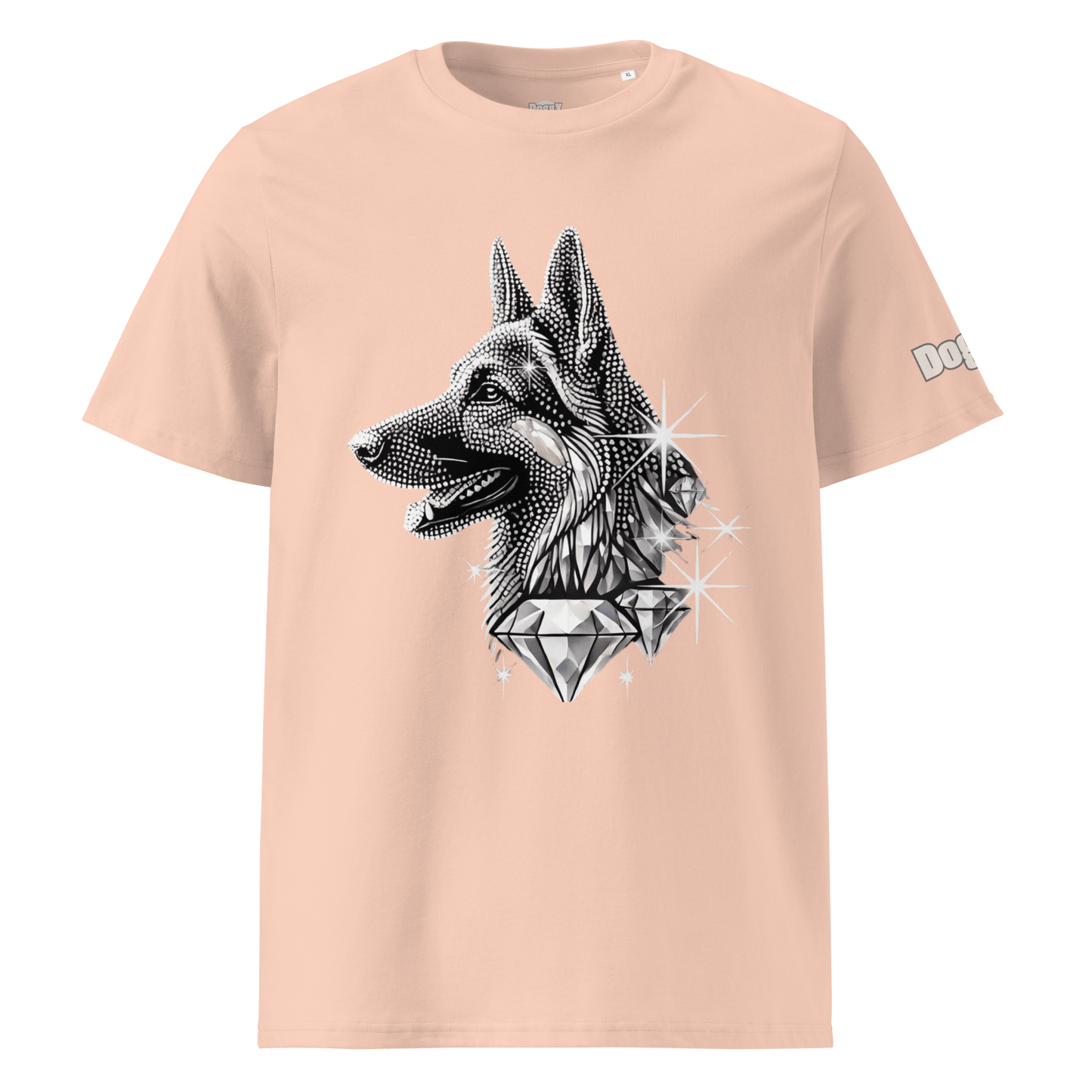 T-shirt unisexe en coton biologique - Collection Berger Allemand - Doggy Trend