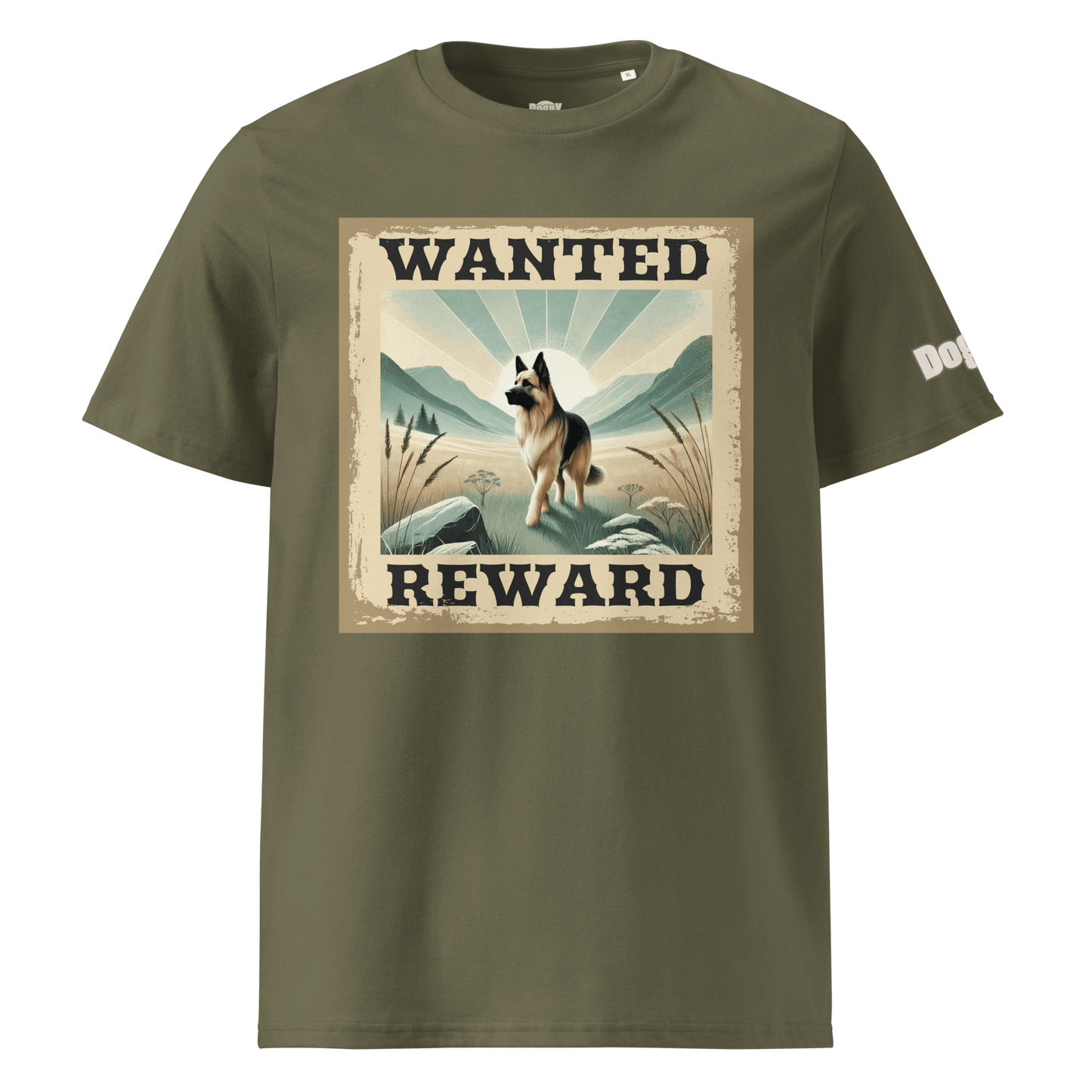 T-shirt unisexe en coton biologique - Collection Berger Allemand - Doggy Trend