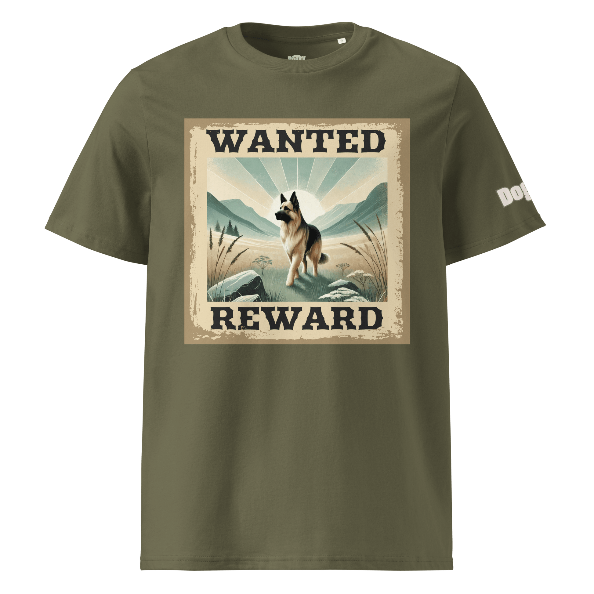 T-shirt unisexe en coton biologique - Collection Berger Allemand - Doggy Trend