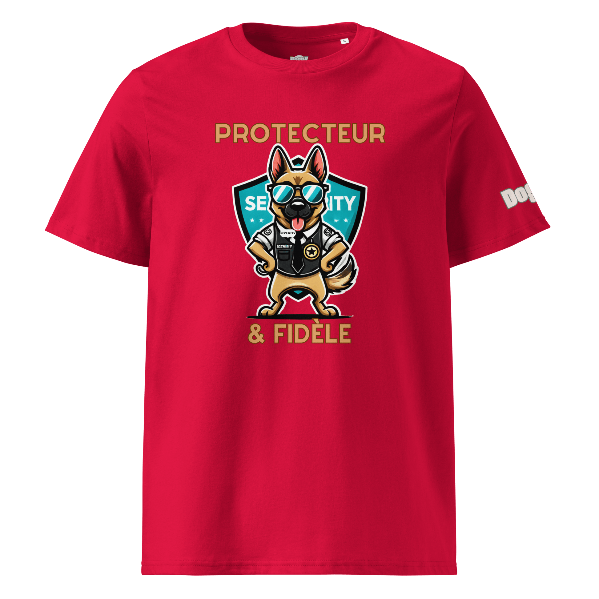 T-shirt unisexe en coton biologique - Collection Berger Allemand - Doggy Trend