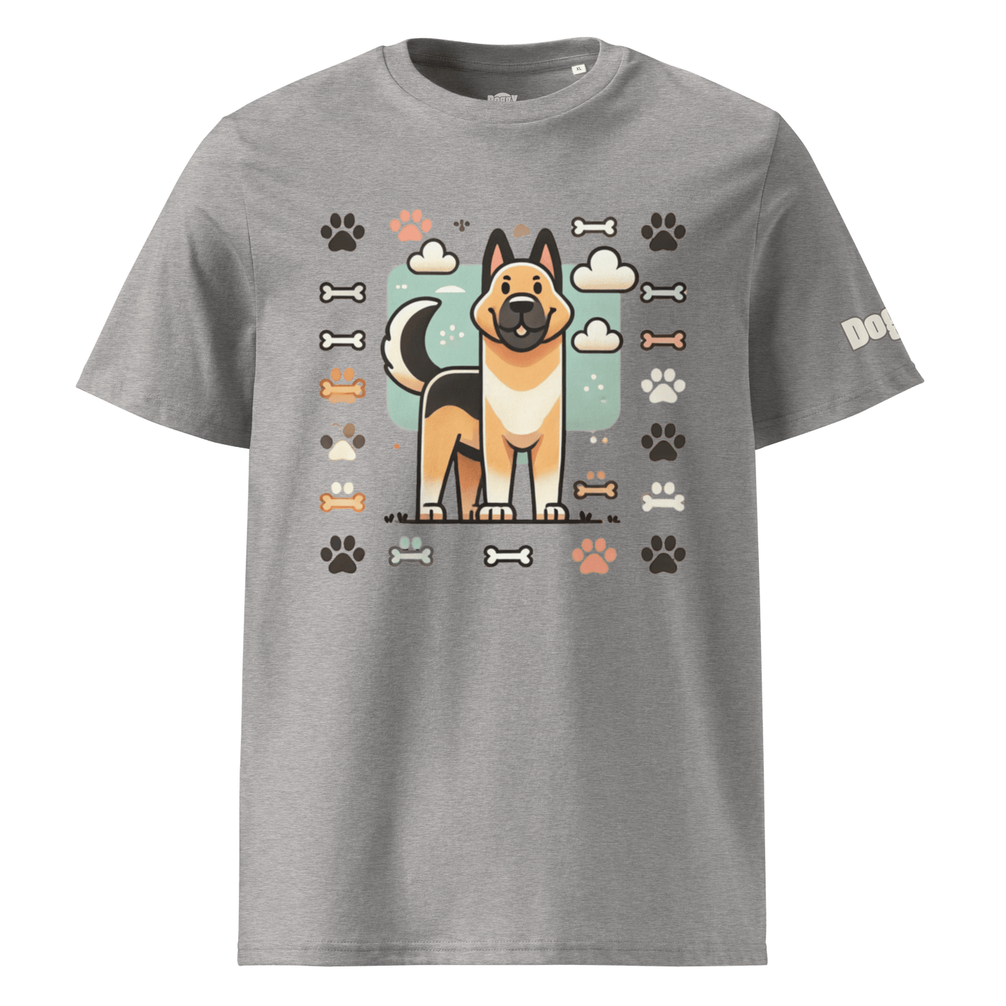 T-shirt unisexe en coton biologique - Collection Berger Allemand - Doggy Trend