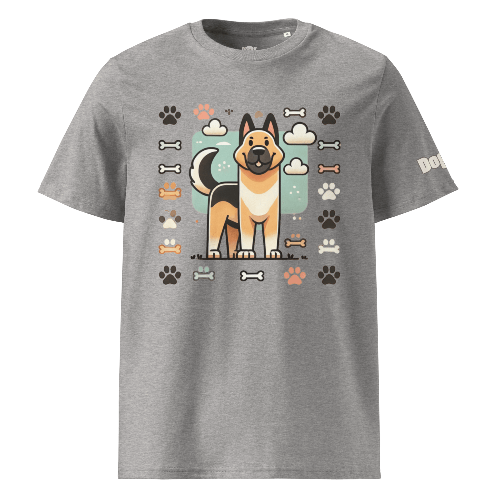 T-shirt unisexe en coton biologique - Collection Berger Allemand - Doggy Trend