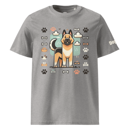 T-shirt unisexe en coton biologique - Collection Berger Allemand - Doggy Trend