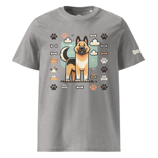 T-shirt unisexe en coton biologique - Collection Berger Allemand - Doggy Trend