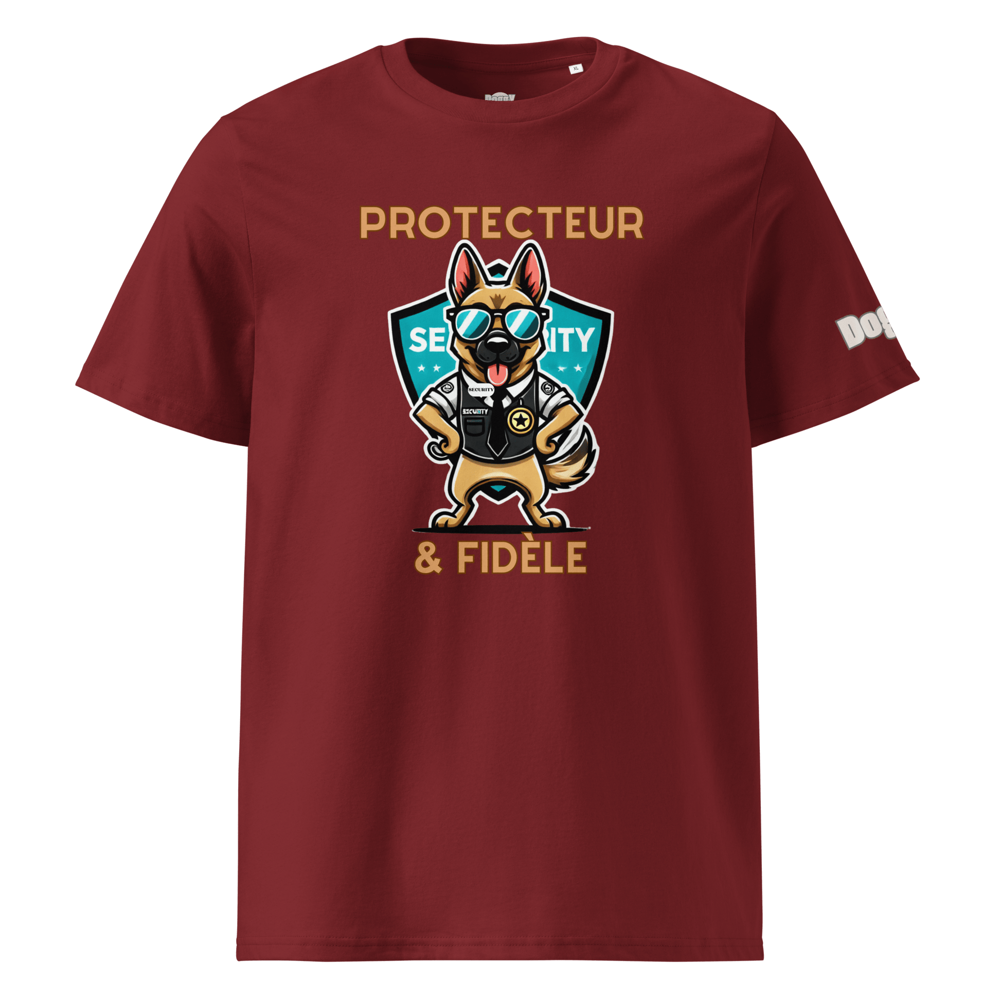 T-shirt unisexe en coton biologique - Collection Berger Allemand - Doggy Trend