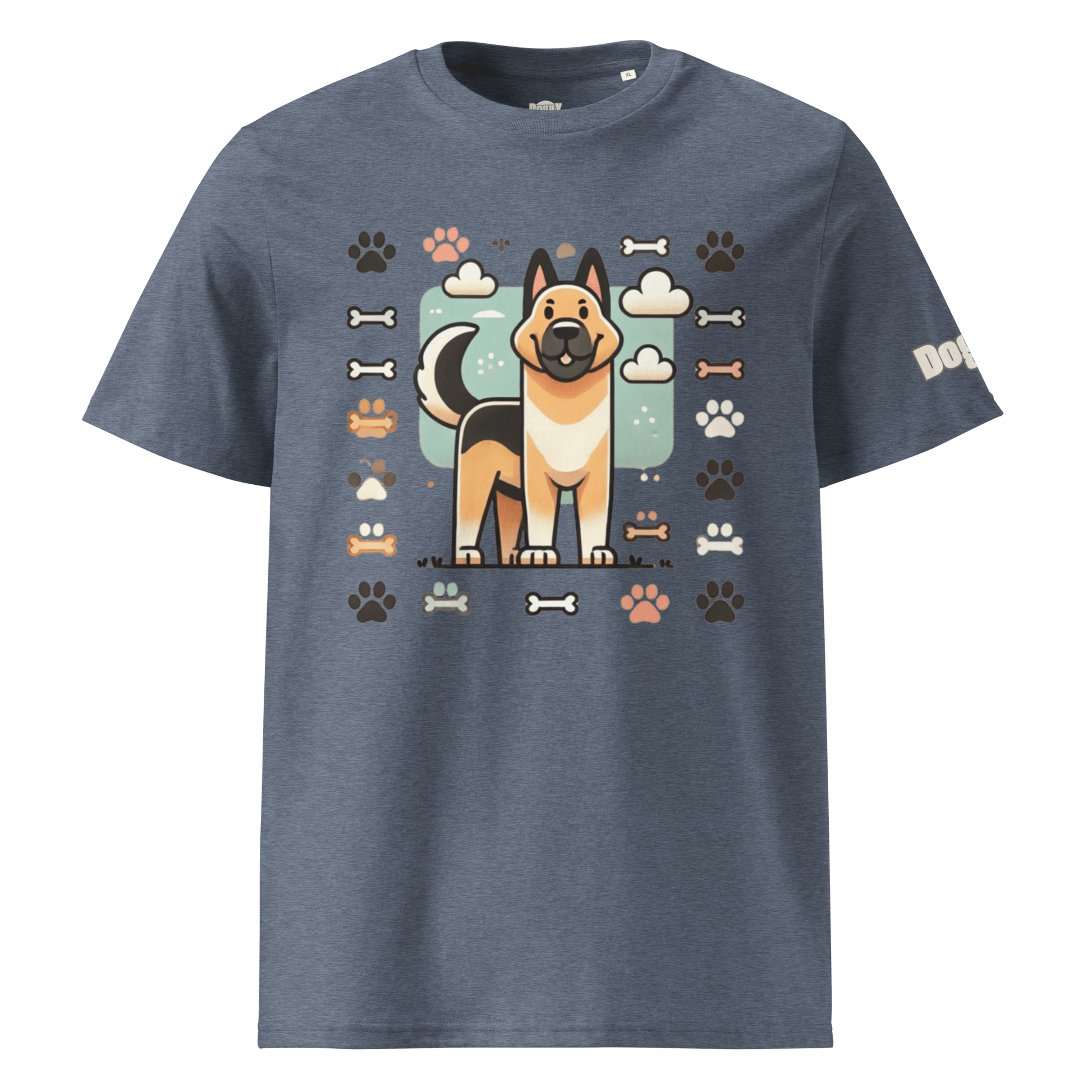 T-shirt unisexe en coton biologique - Collection Berger Allemand - Doggy Trend