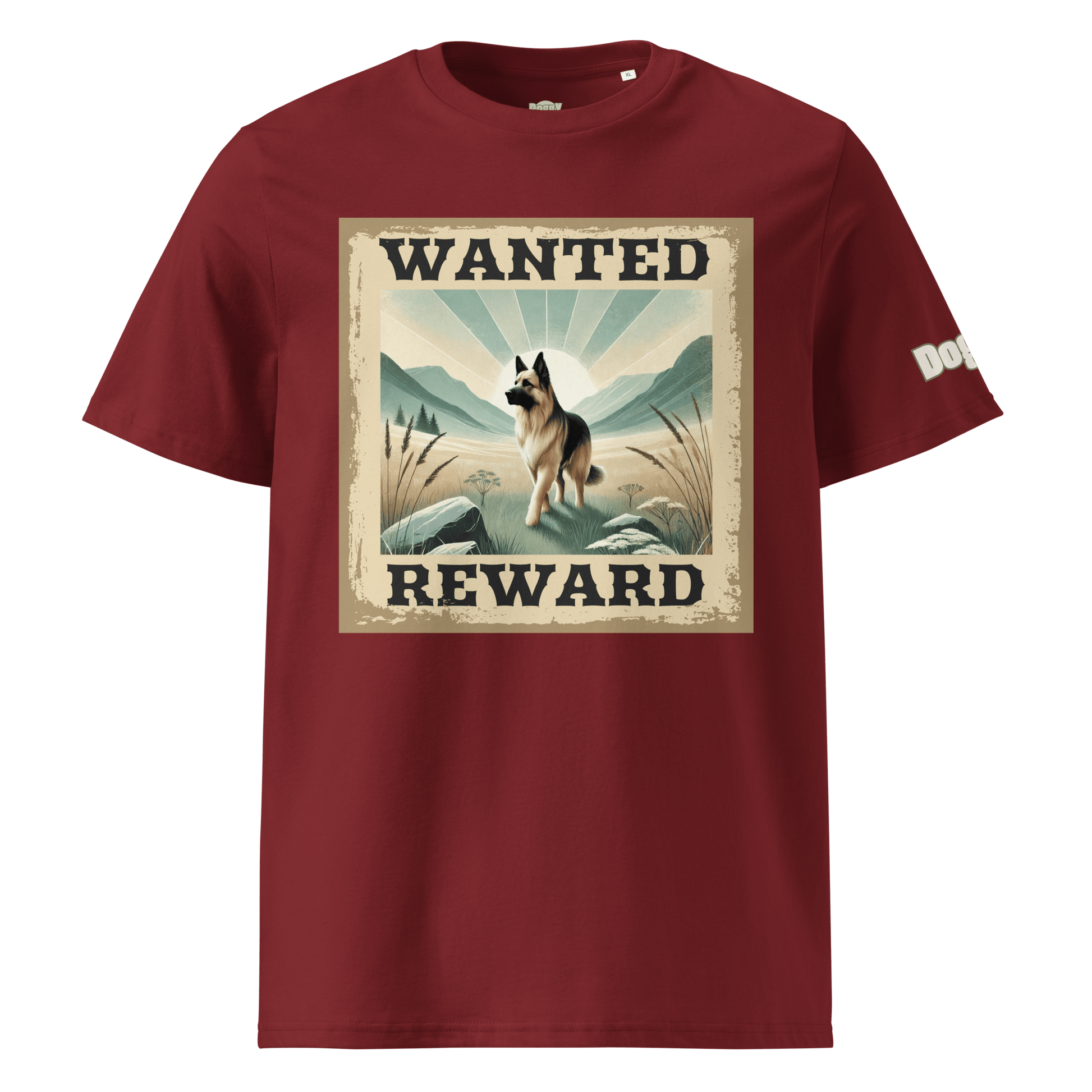T-shirt unisexe en coton biologique - Collection Berger Allemand - Doggy Trend
