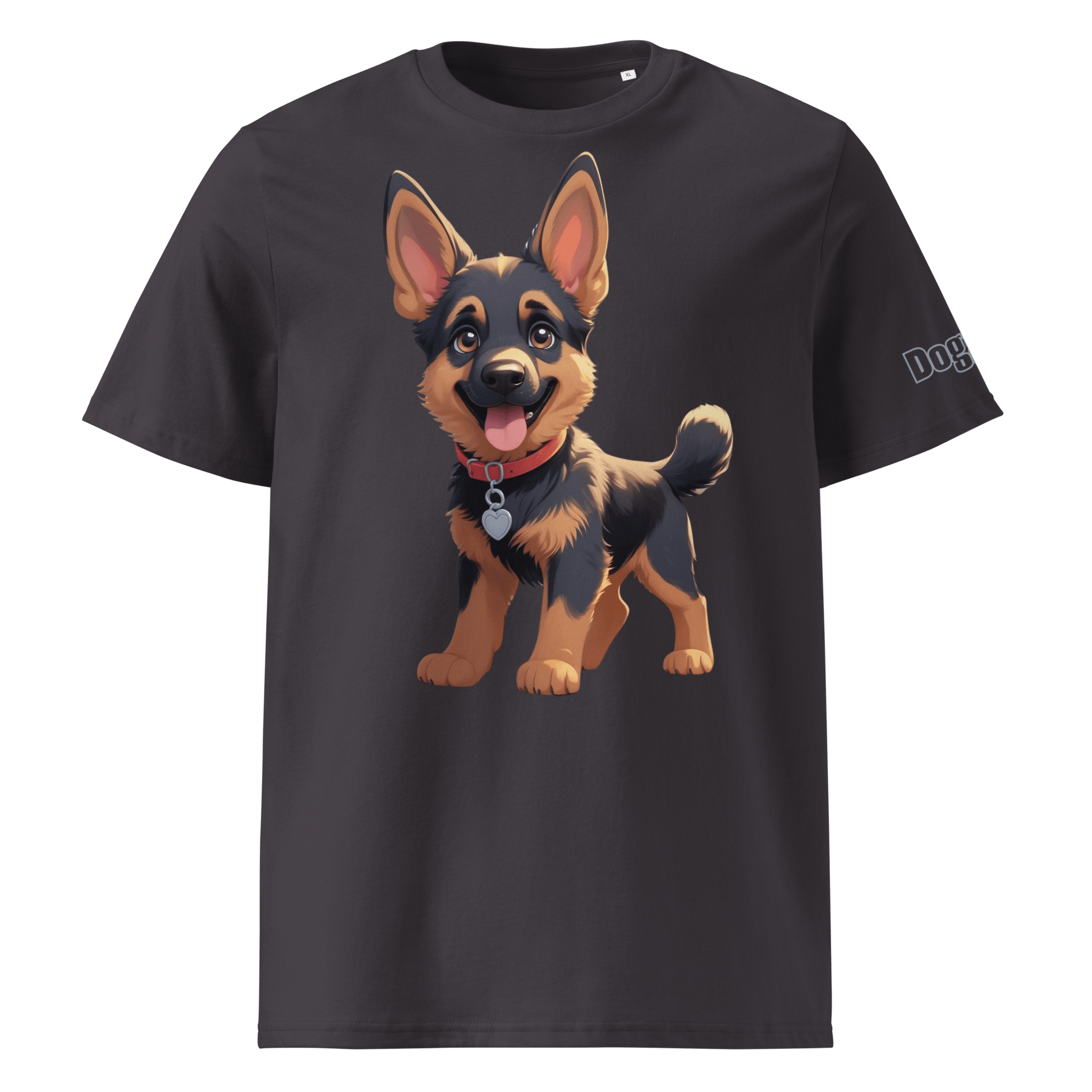 T-shirt unisexe en coton biologique - Collection Berger Allemand - Doggy Trend