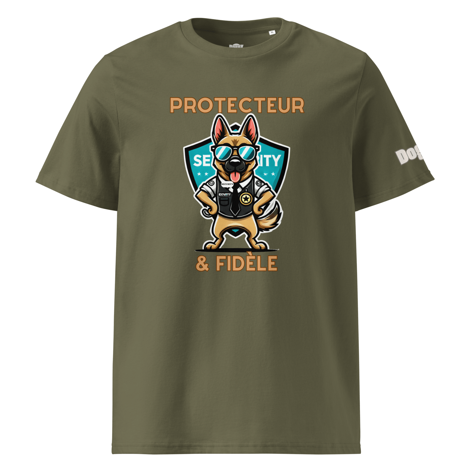 T-shirt unisexe en coton biologique - Collection Berger Allemand - Doggy Trend