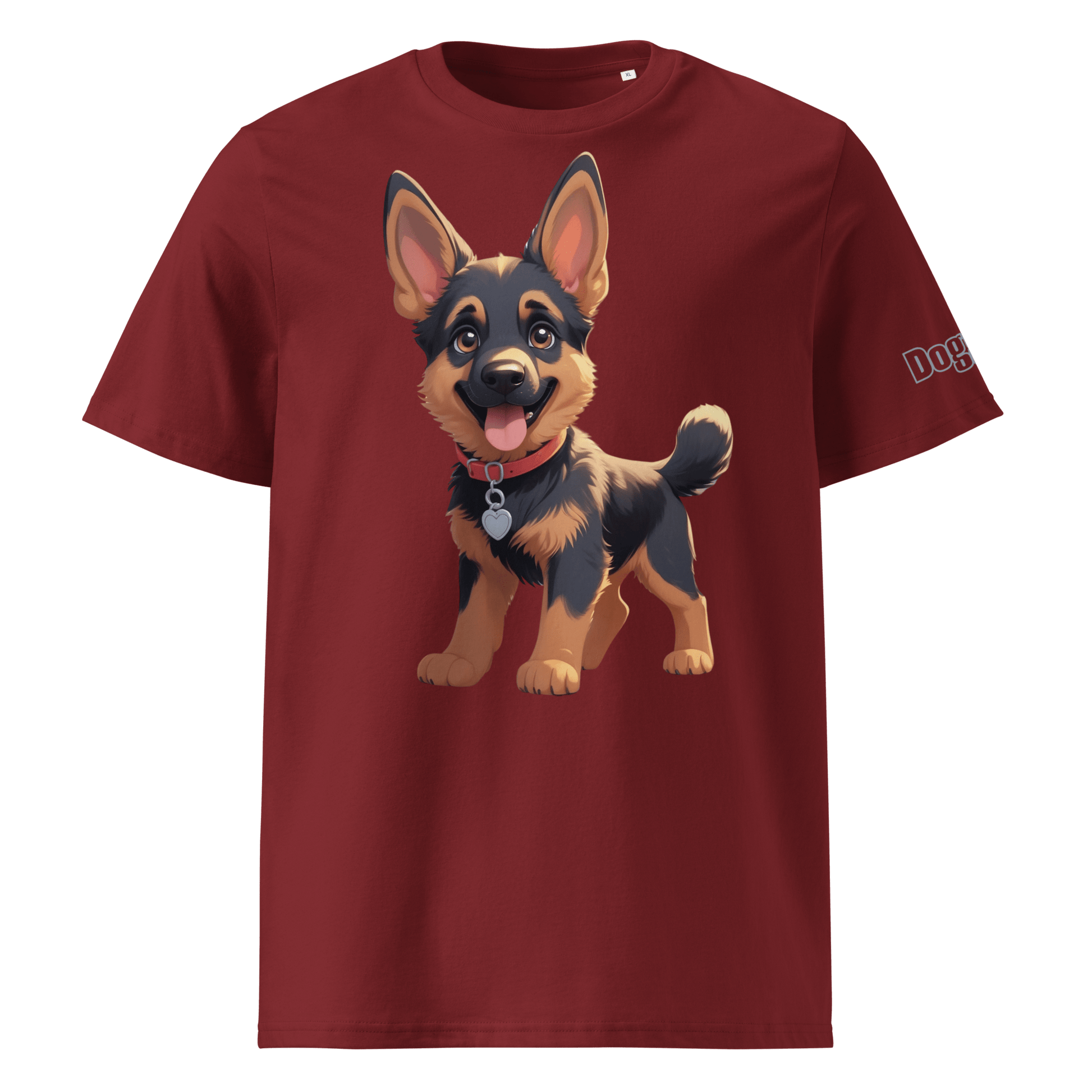 T-shirt unisexe en coton biologique - Collection Berger Allemand - Doggy Trend