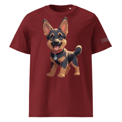 T-shirt unisexe en coton biologique - Collection Berger Allemand - Doggy Trend