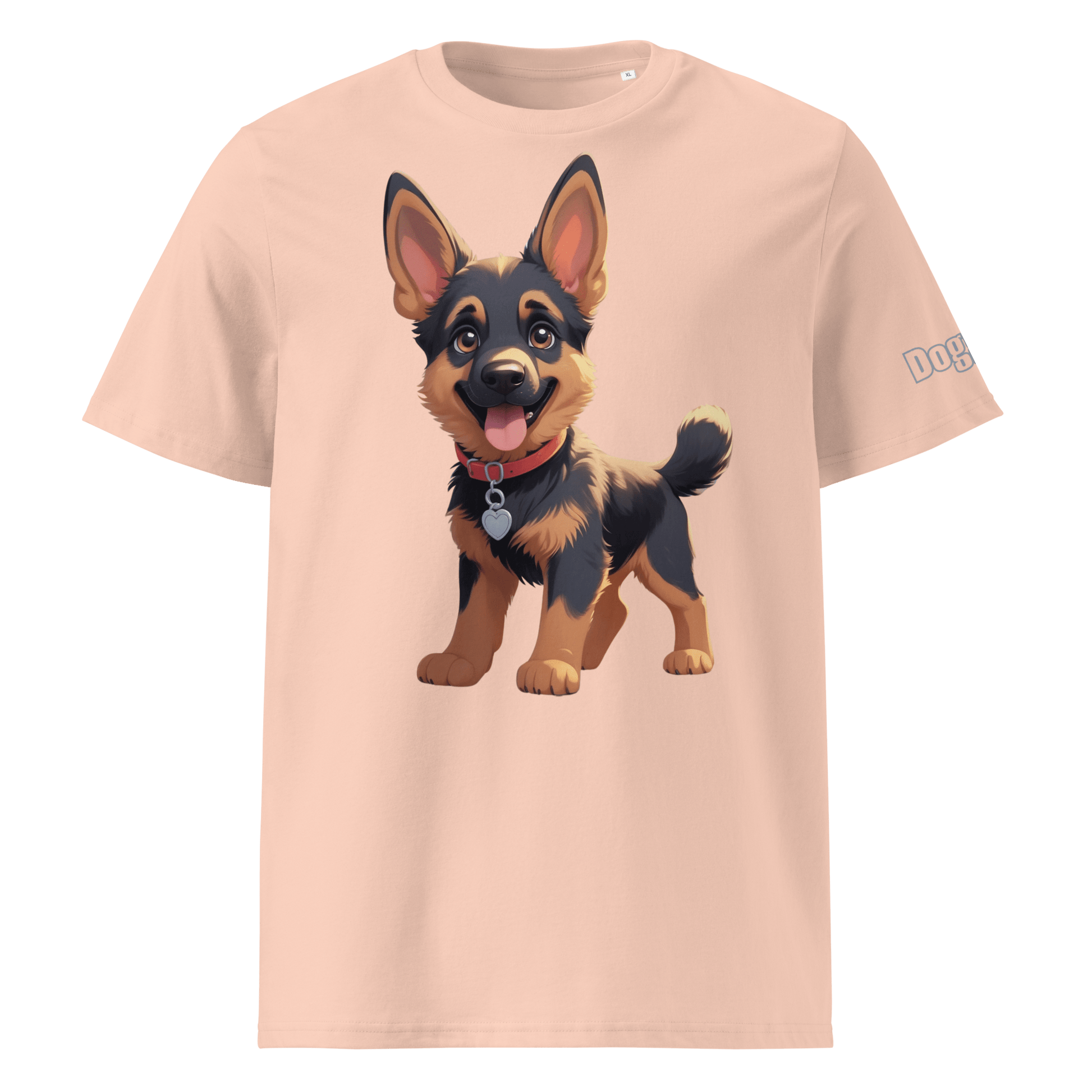 T-shirt unisexe en coton biologique - Collection Berger Allemand - Doggy Trend