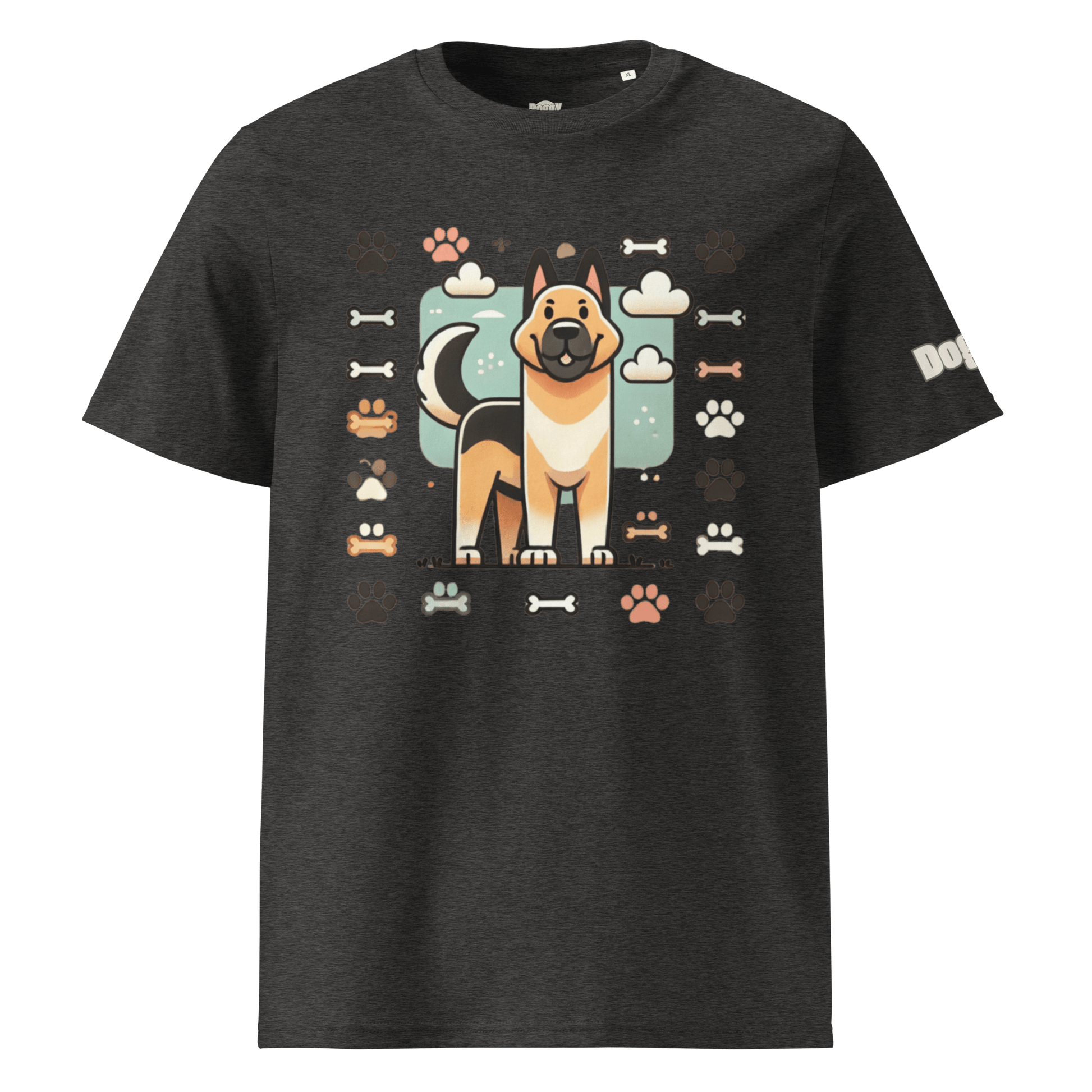 T-shirt unisexe en coton biologique - Collection Berger Allemand - Doggy Trend
