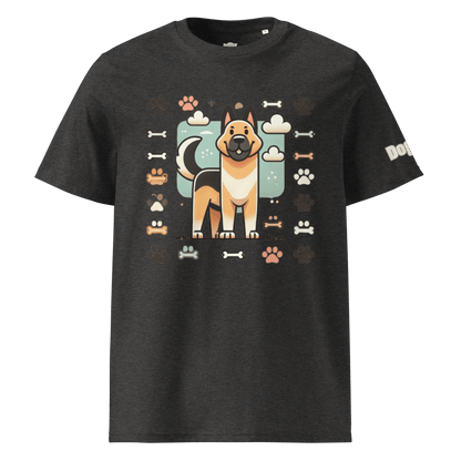 T-shirt unisexe en coton biologique - Collection Berger Allemand - Doggy Trend
