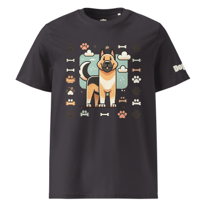 T-shirt unisexe en coton biologique - Collection Berger Allemand - Doggy Trend