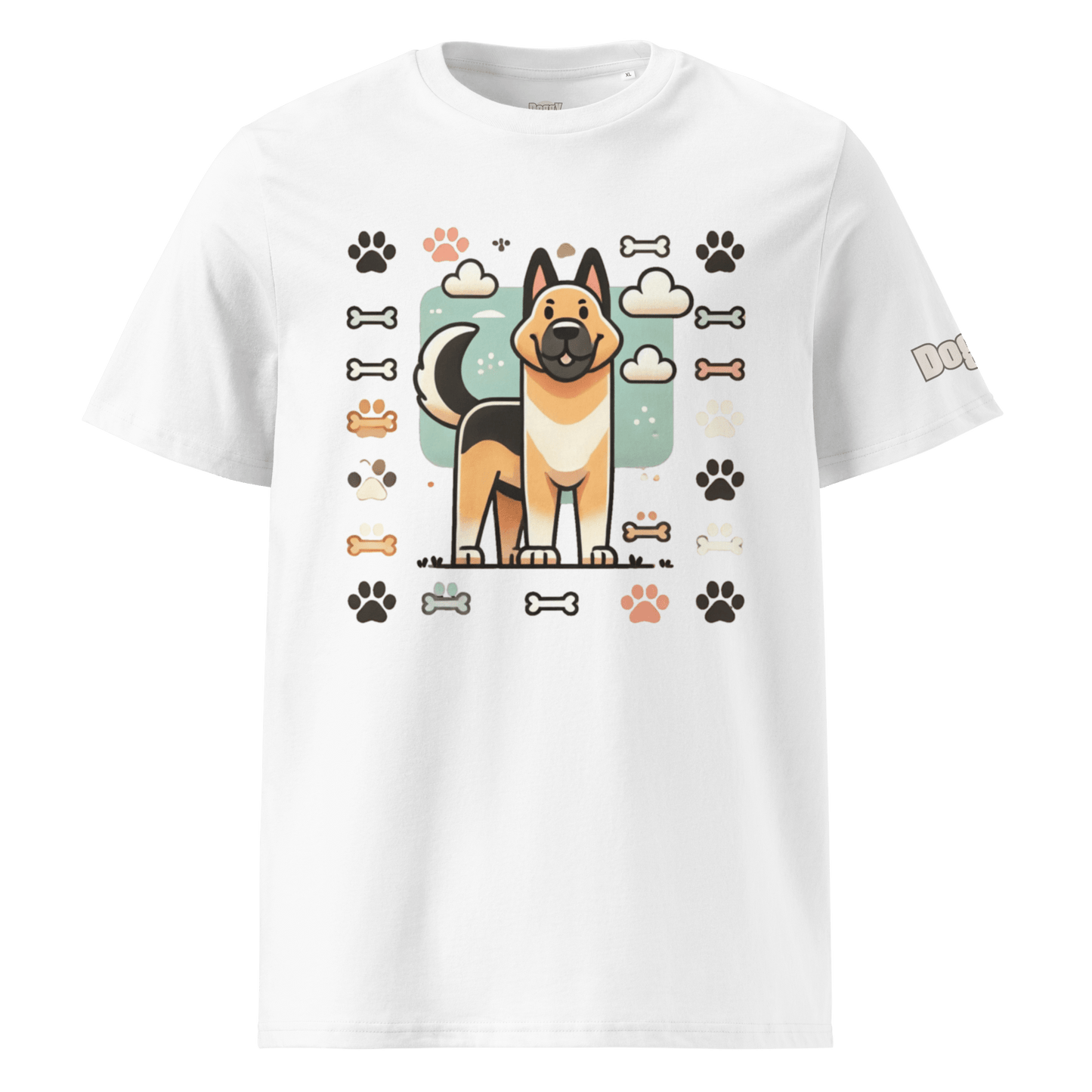 T-shirt unisexe en coton biologique - Collection Berger Allemand - Doggy Trend