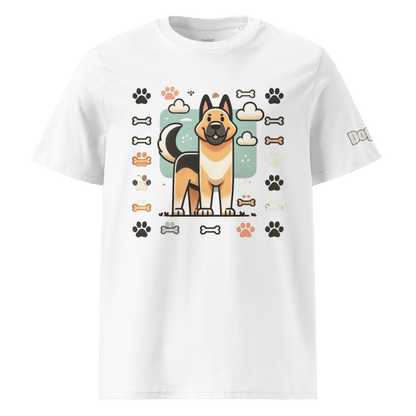 T-shirt unisexe en coton biologique - Collection Berger Allemand - Doggy Trend