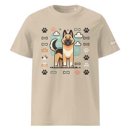 T-shirt unisexe en coton biologique - Collection Berger Allemand - Doggy Trend
