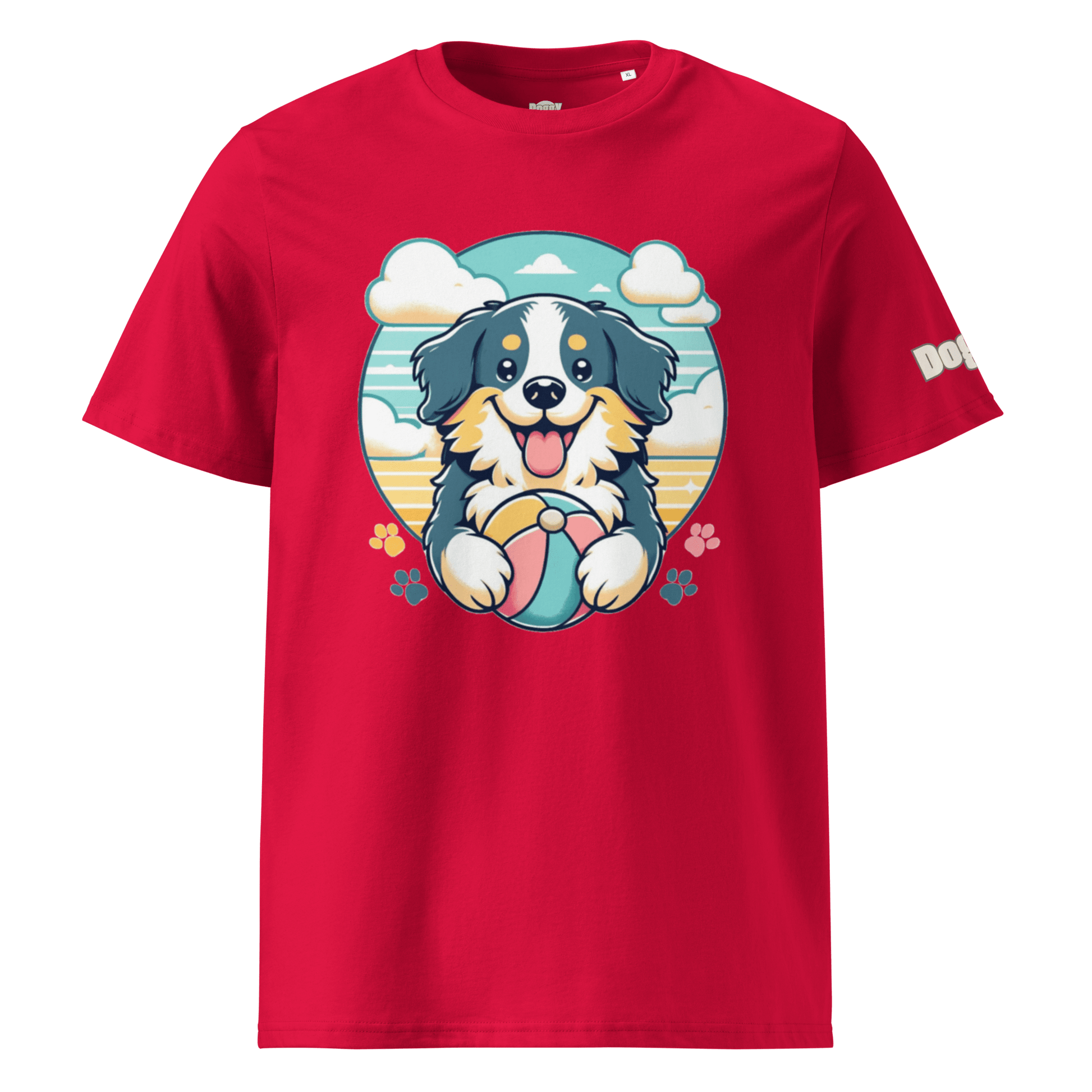 T-shirt unisexe en coton biologique - Collection Berger Australien - Doggy Trend
