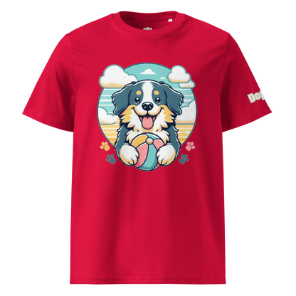 T-shirt unisexe en coton biologique - Collection Berger Australien - Doggy Trend