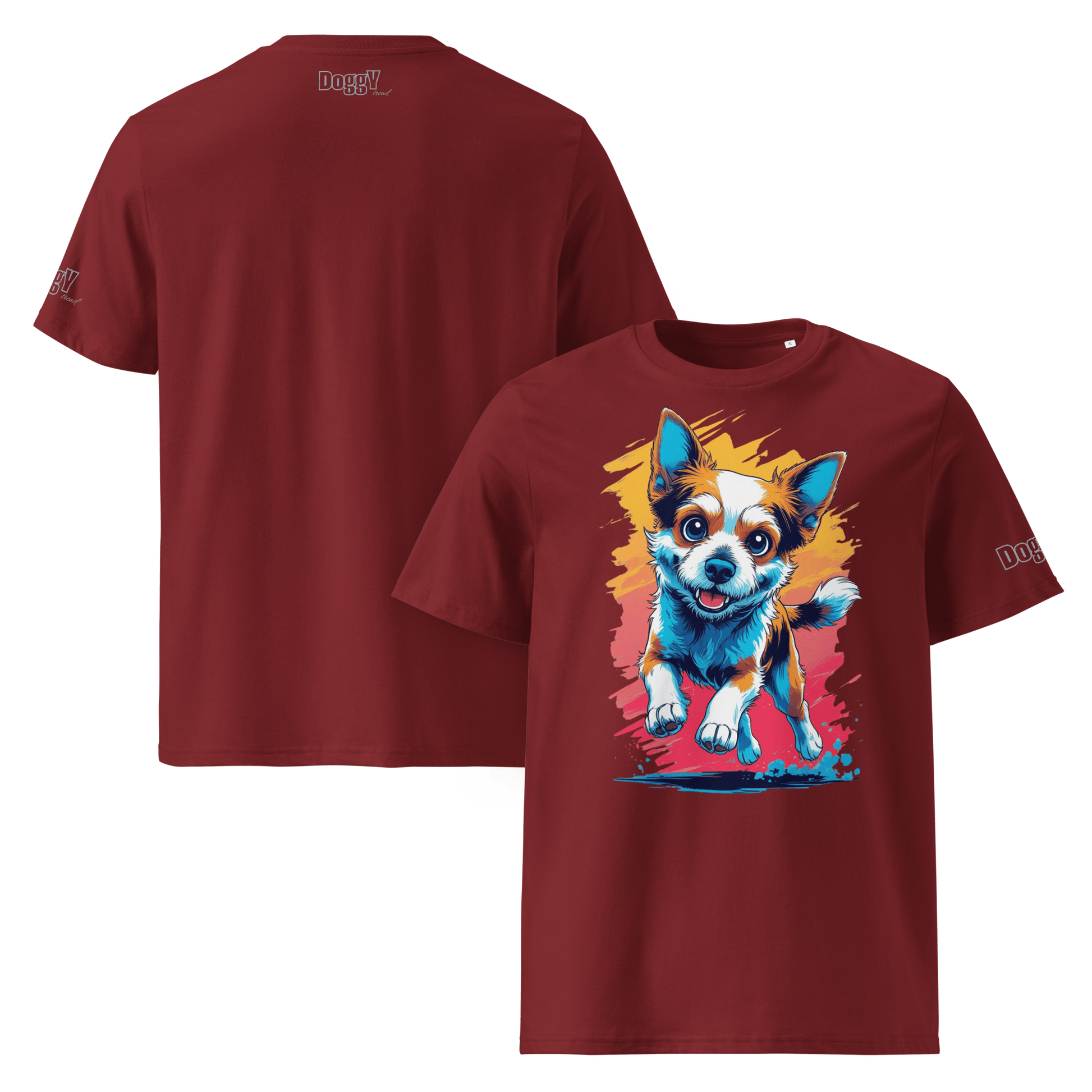 T-shirt unisexe en coton biologique - Collection Berger Australien - Doggy Trend