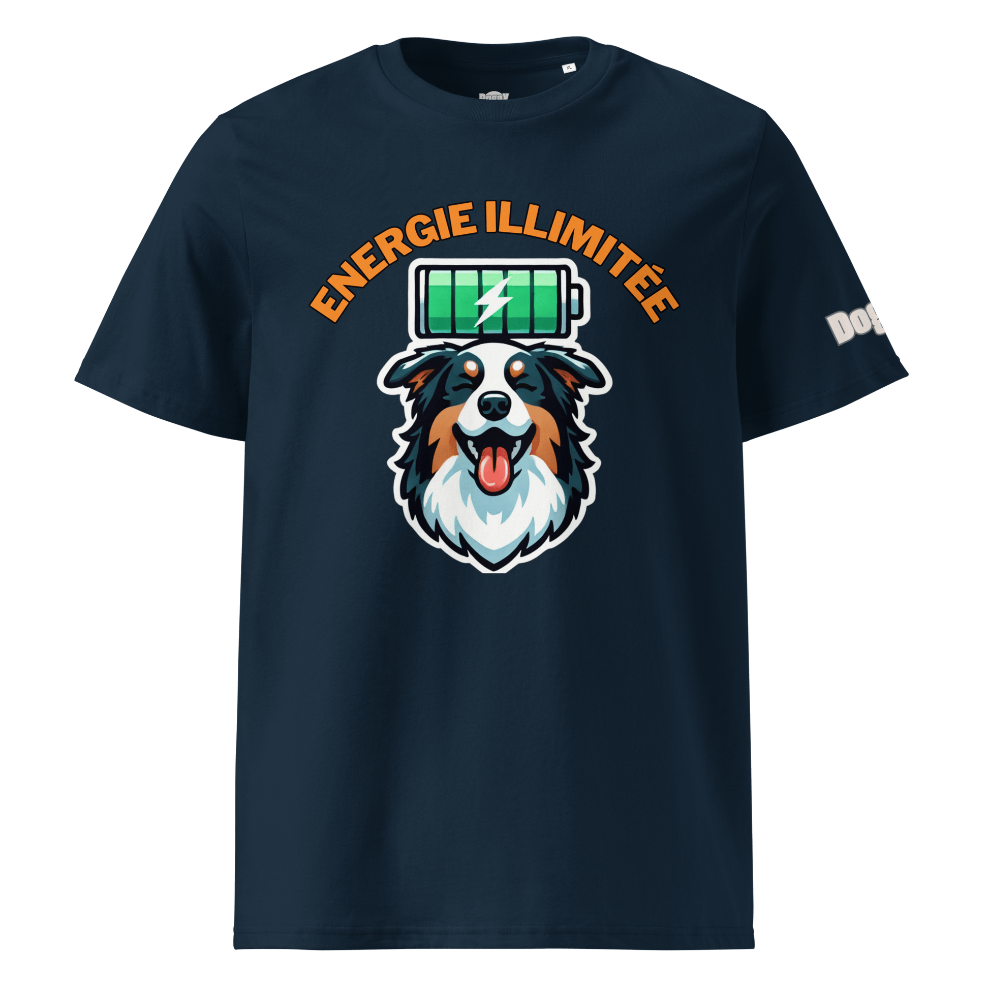 T-shirt unisexe en coton biologique - Collection Berger Australien - Doggy Trend