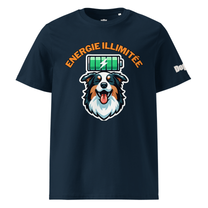 T-shirt unisexe en coton biologique - Collection Berger Australien - Doggy Trend