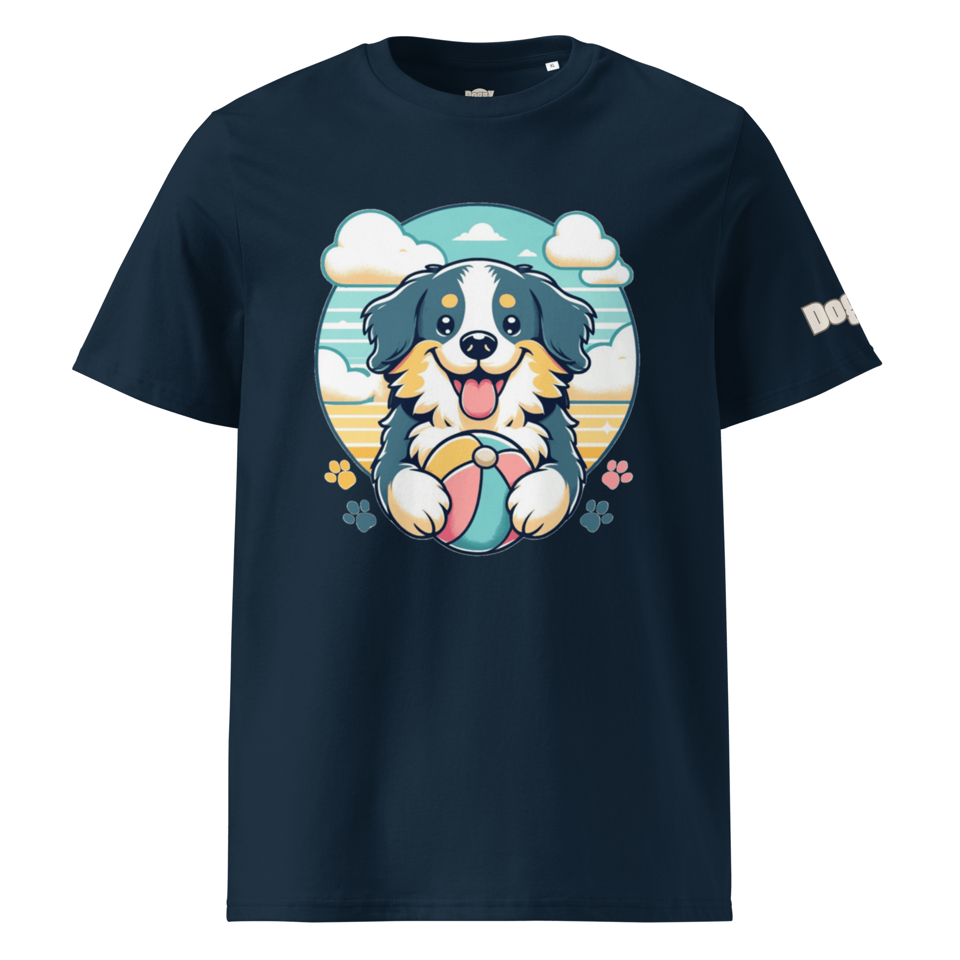 T-shirt unisexe en coton biologique - Collection Berger Australien - Doggy Trend