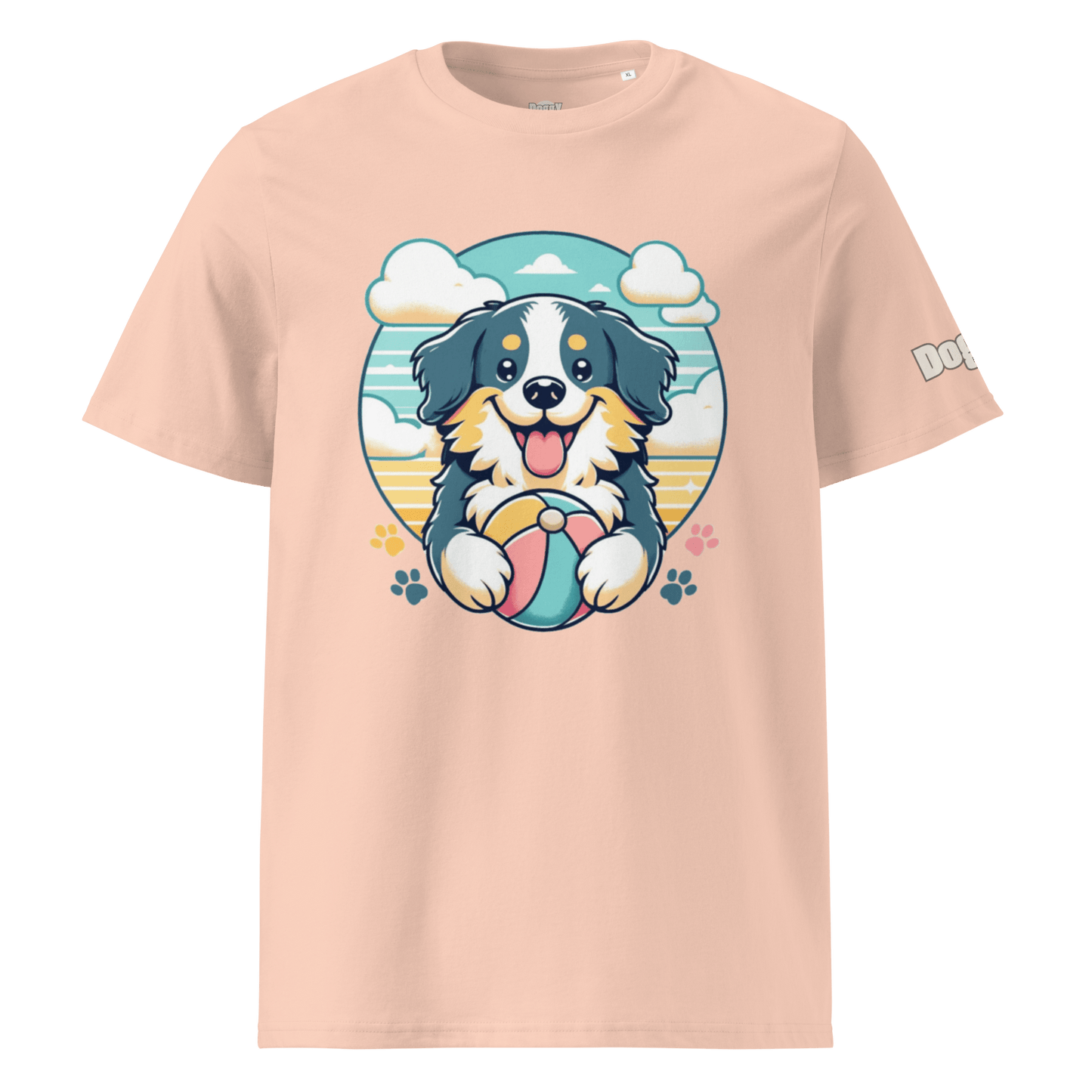 T-shirt unisexe en coton biologique - Collection Berger Australien - Doggy Trend