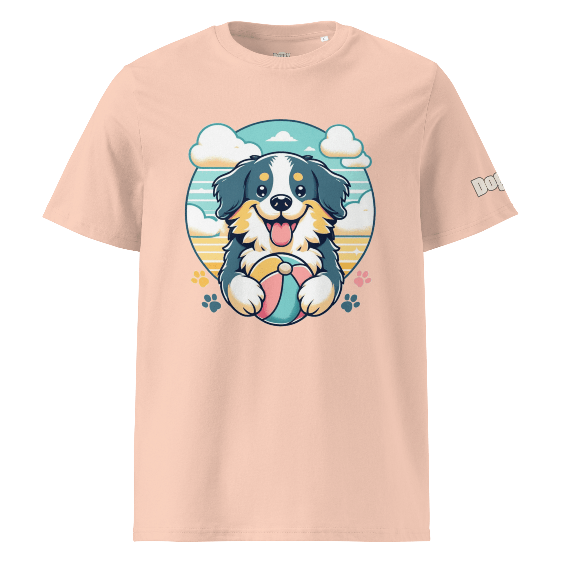 T-shirt unisexe en coton biologique - Collection Berger Australien - Doggy Trend
