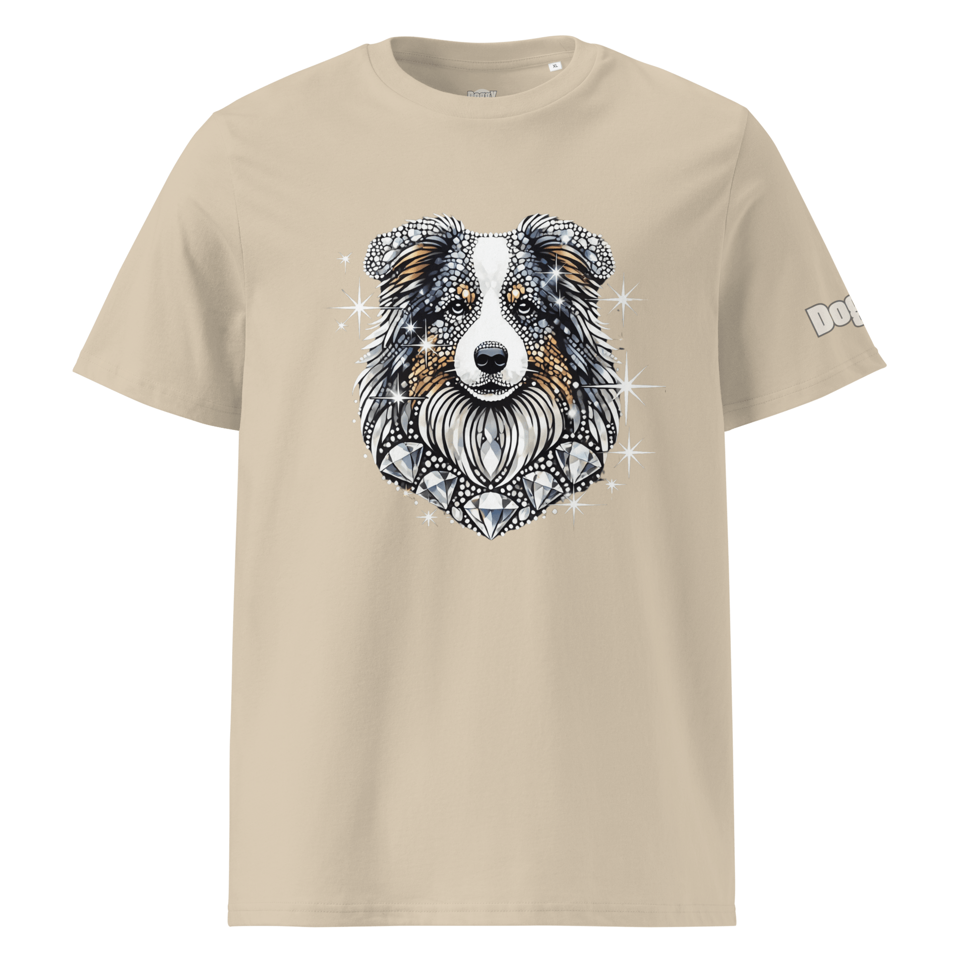 T-shirt unisexe en coton biologique - Collection Berger Australien - Doggy Trend