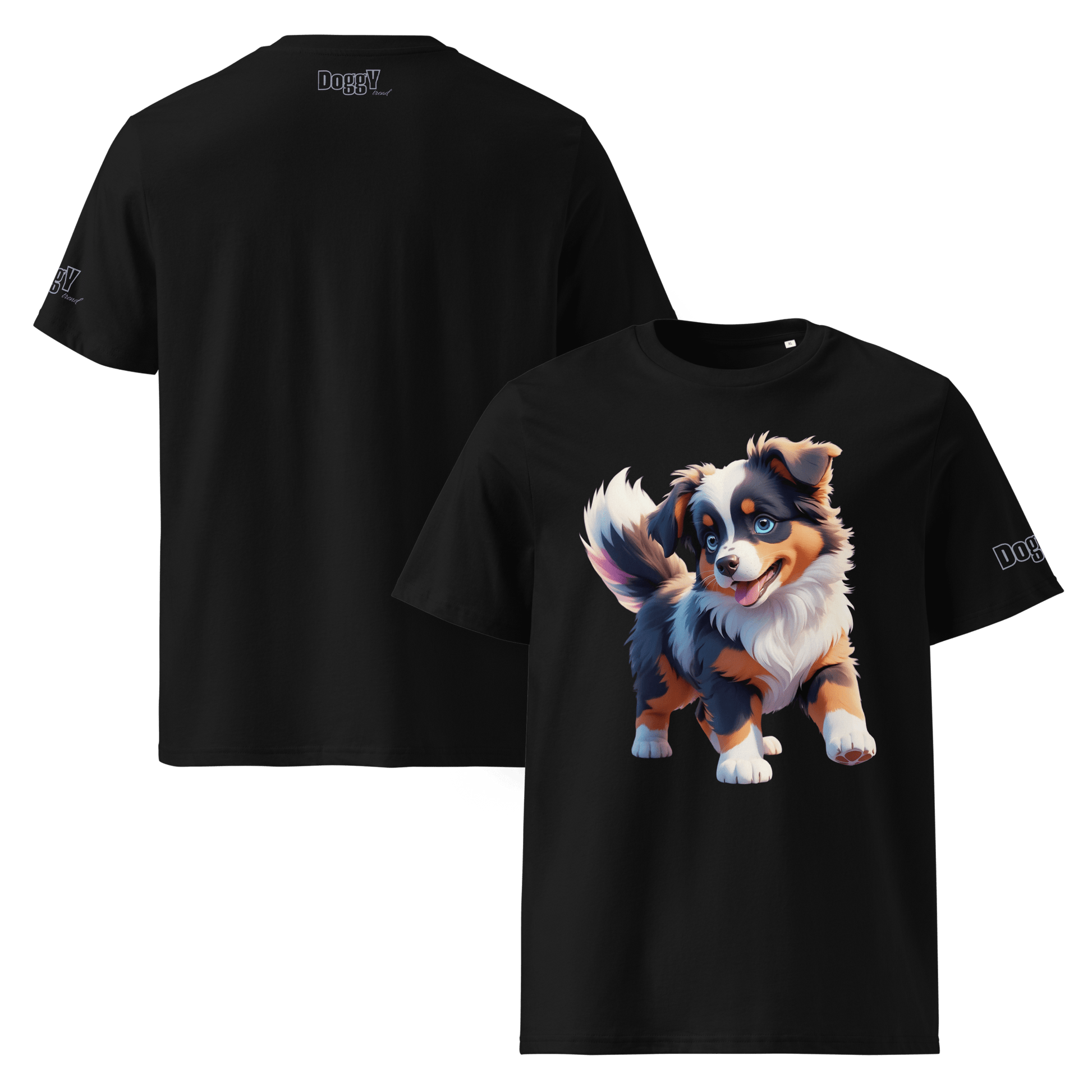 T-shirt unisexe en coton biologique - Collection Berger Australien - Doggy Trend