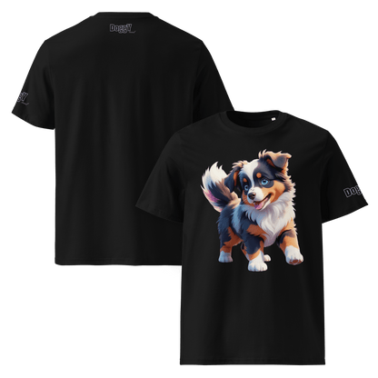 T-shirt unisexe en coton biologique - Collection Berger Australien - Doggy Trend