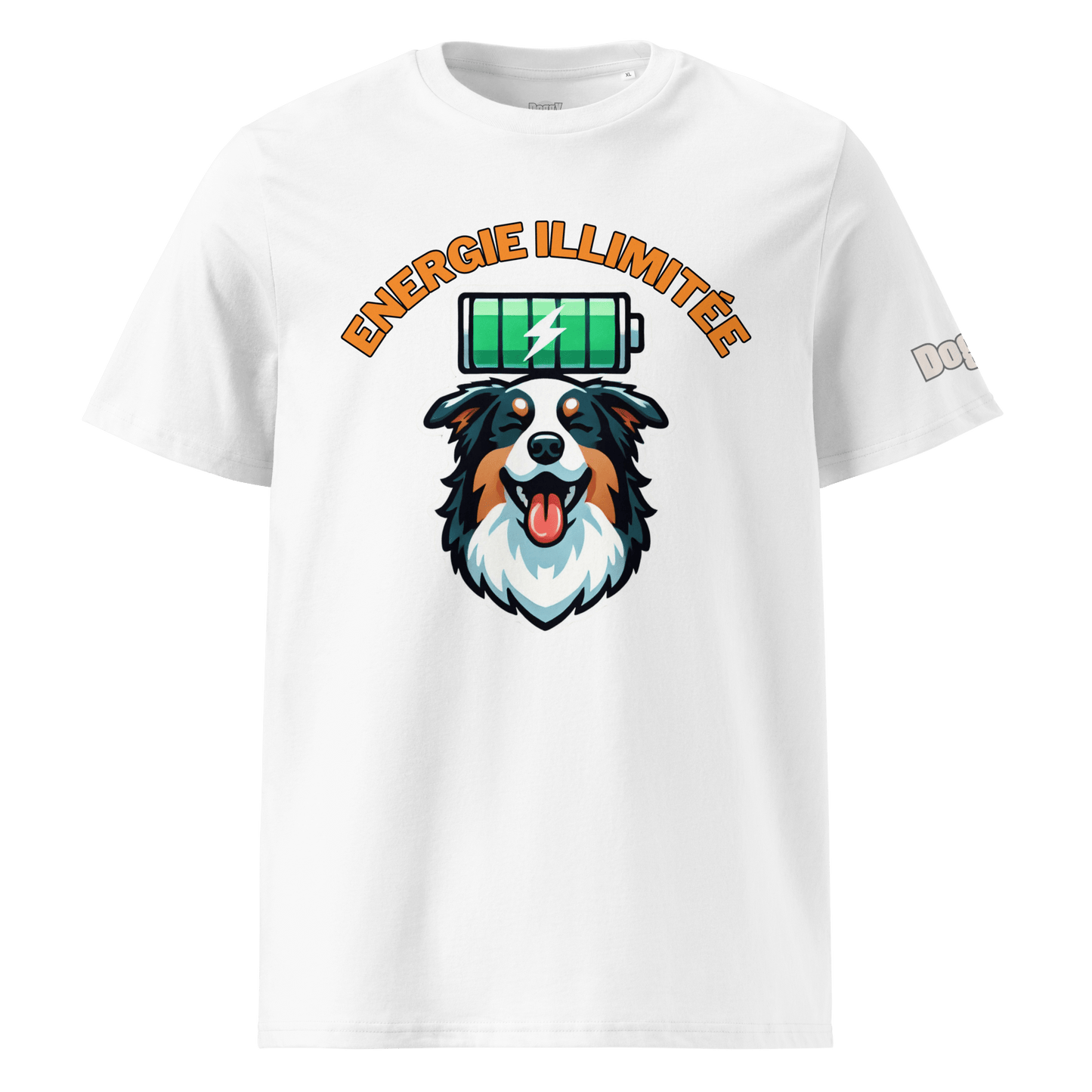 T-shirt unisexe en coton biologique - Collection Berger Australien - Doggy Trend