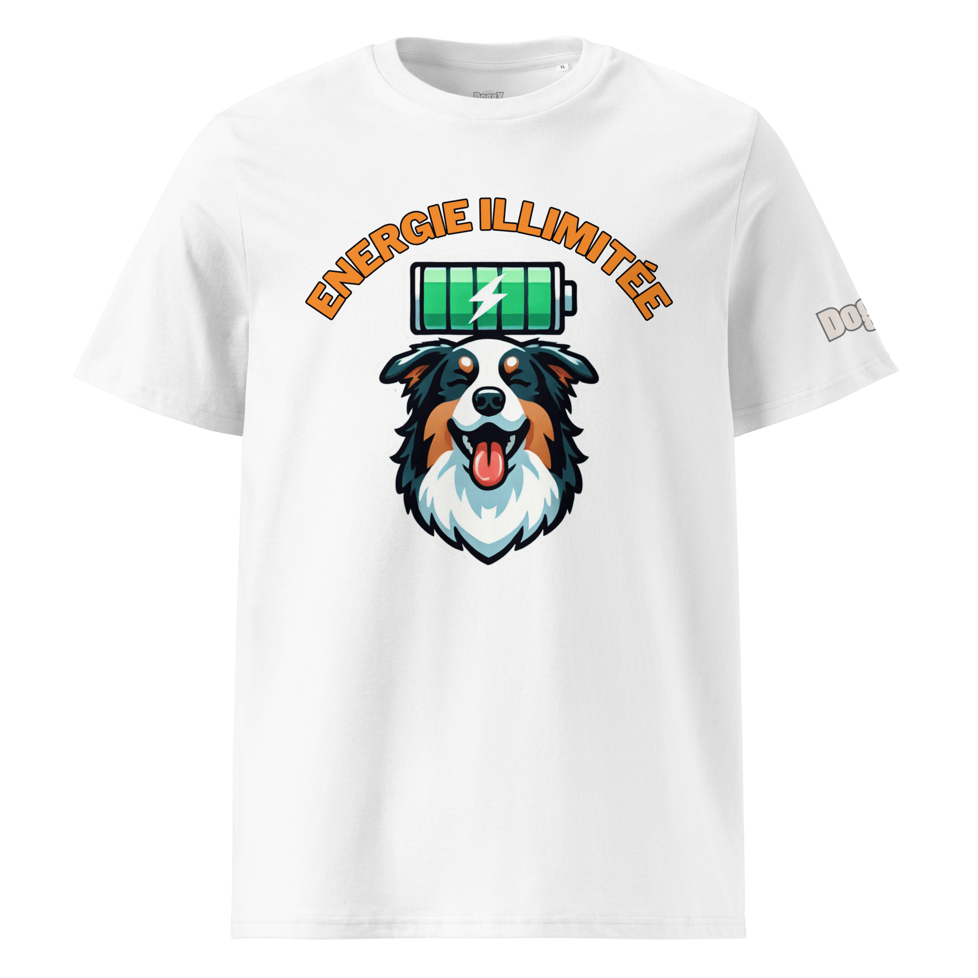 T-shirt unisexe en coton biologique - Collection Berger Australien - Doggy Trend