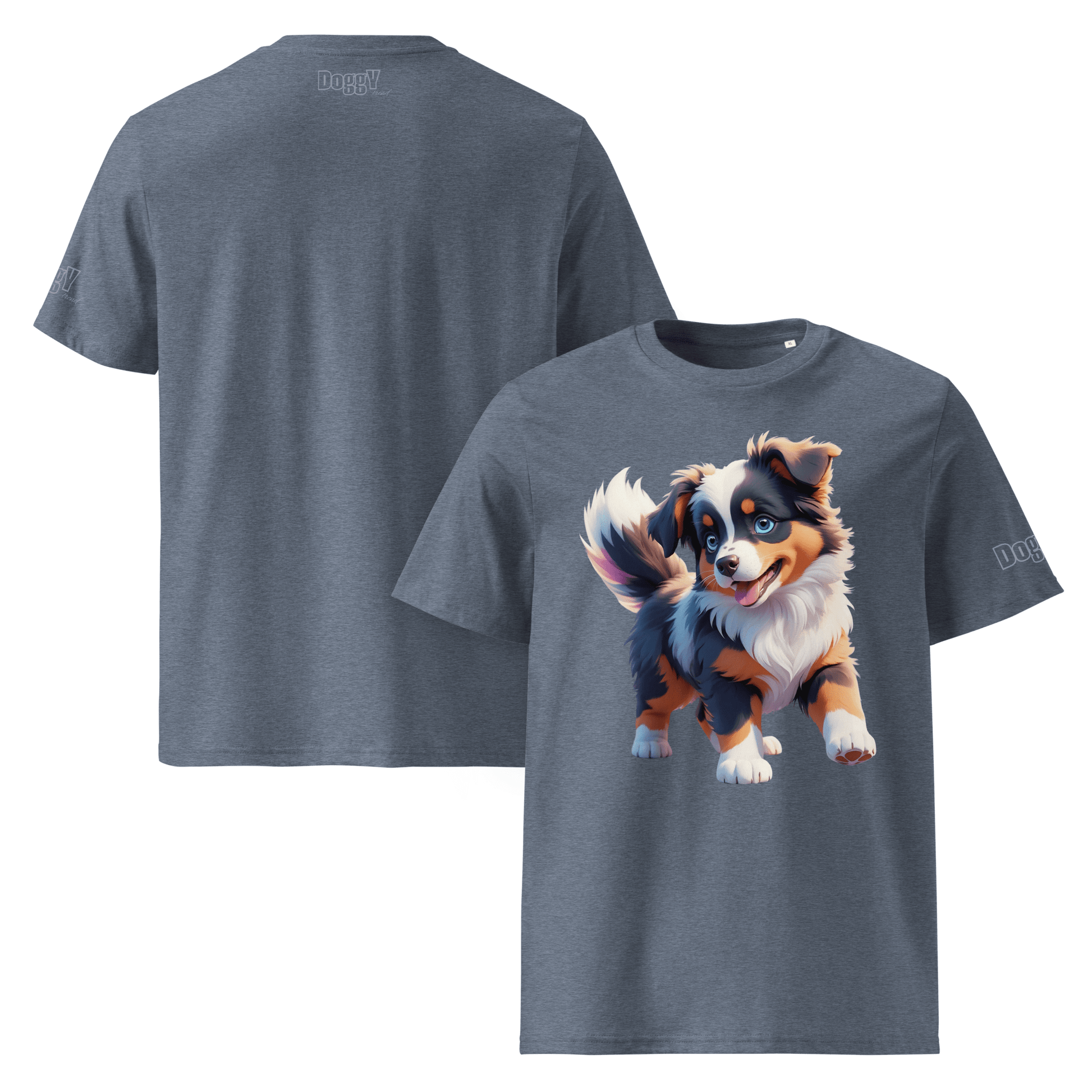 T-shirt unisexe en coton biologique - Collection Berger Australien - Doggy Trend