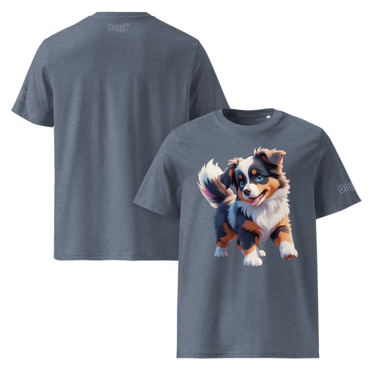T-shirt unisexe en coton biologique - Collection Berger Australien - Doggy Trend